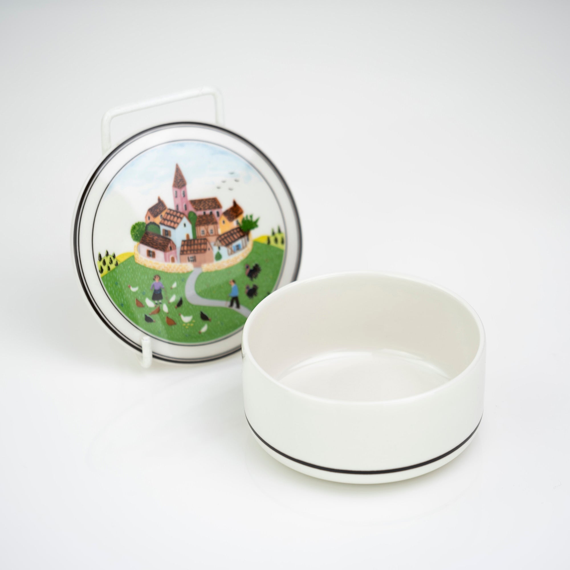 Villeroy & Boch Design Naif Gerard Laplau Bonbonniere Container with Lid
