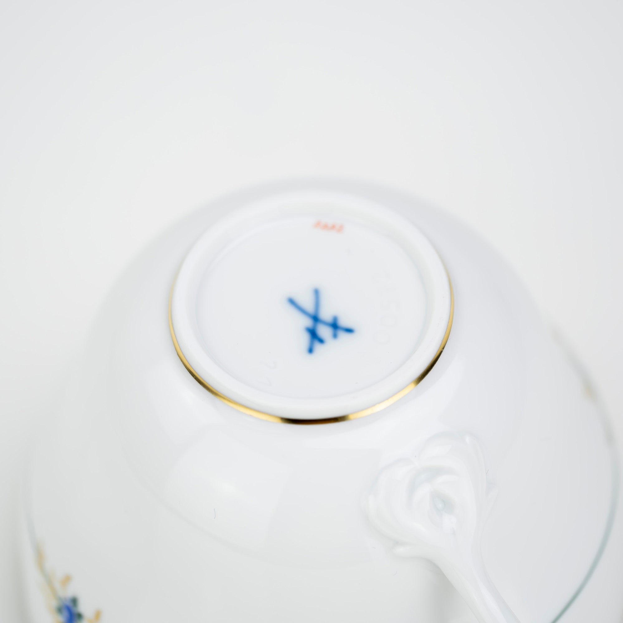 マイセン MEISSEN ベーシックフラワー 一つ花 クロッカス 金彩 カップ&ソーサー(2)