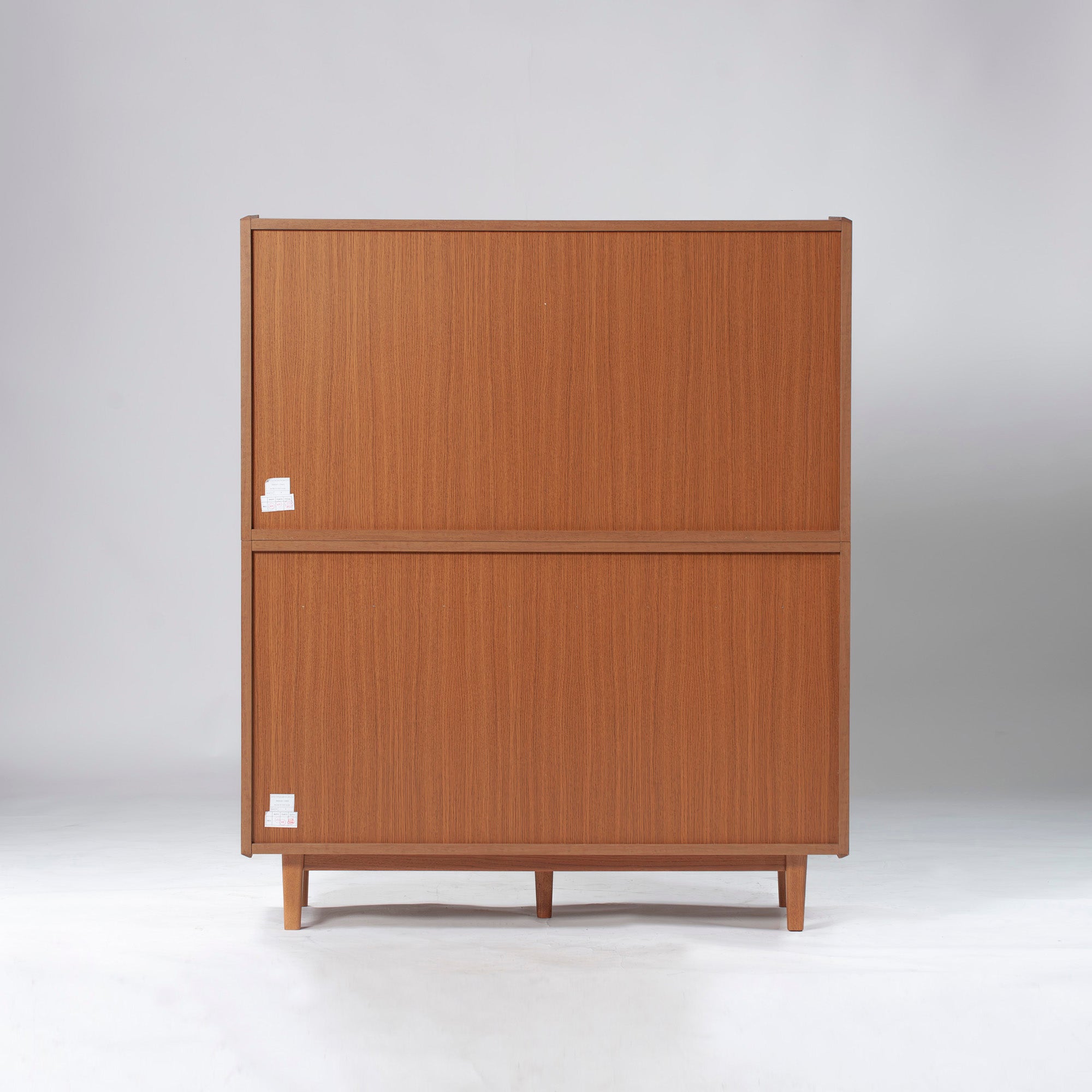 Cabinet Unico TOVE Cupboard Oak wood W120 Nordic vintage style Kitchen storage Living room storage