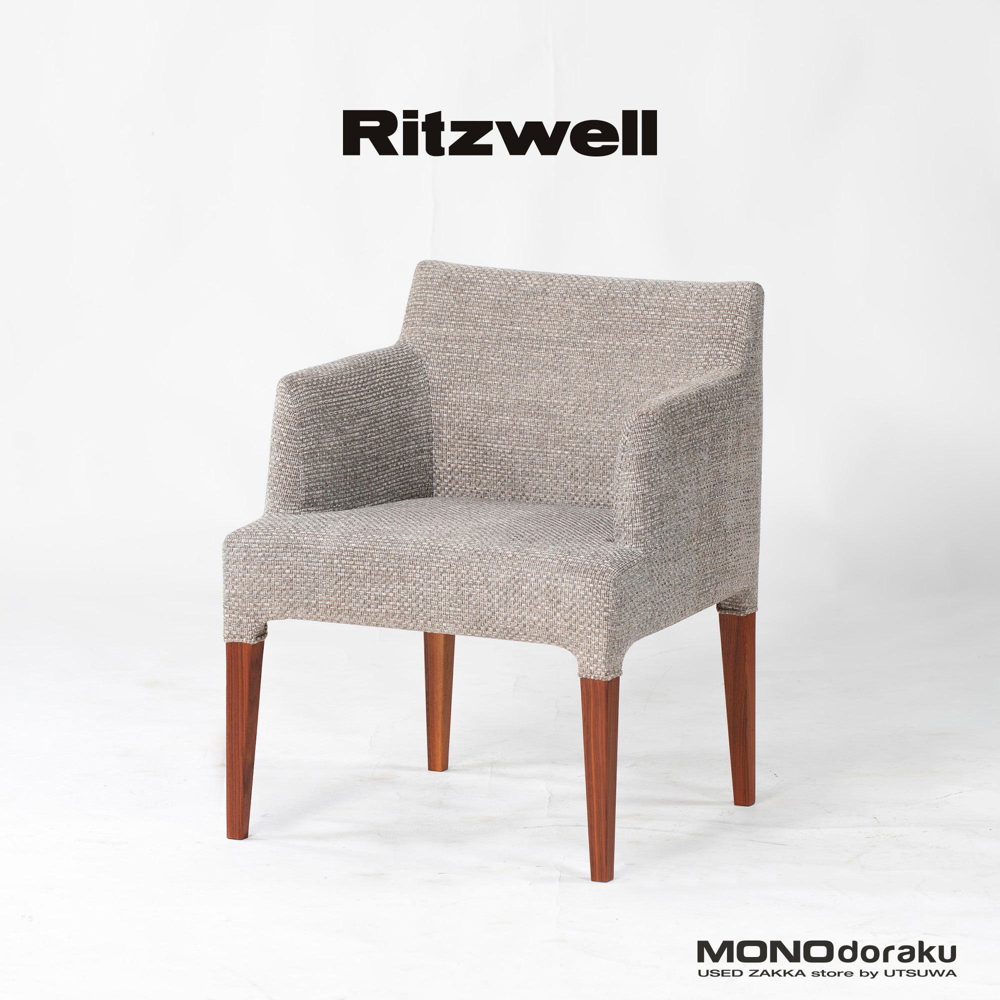 Dining Chair Ritzwell C-LINE Sealine Armchair Walnut (4) Oil Finish Nordic Modern