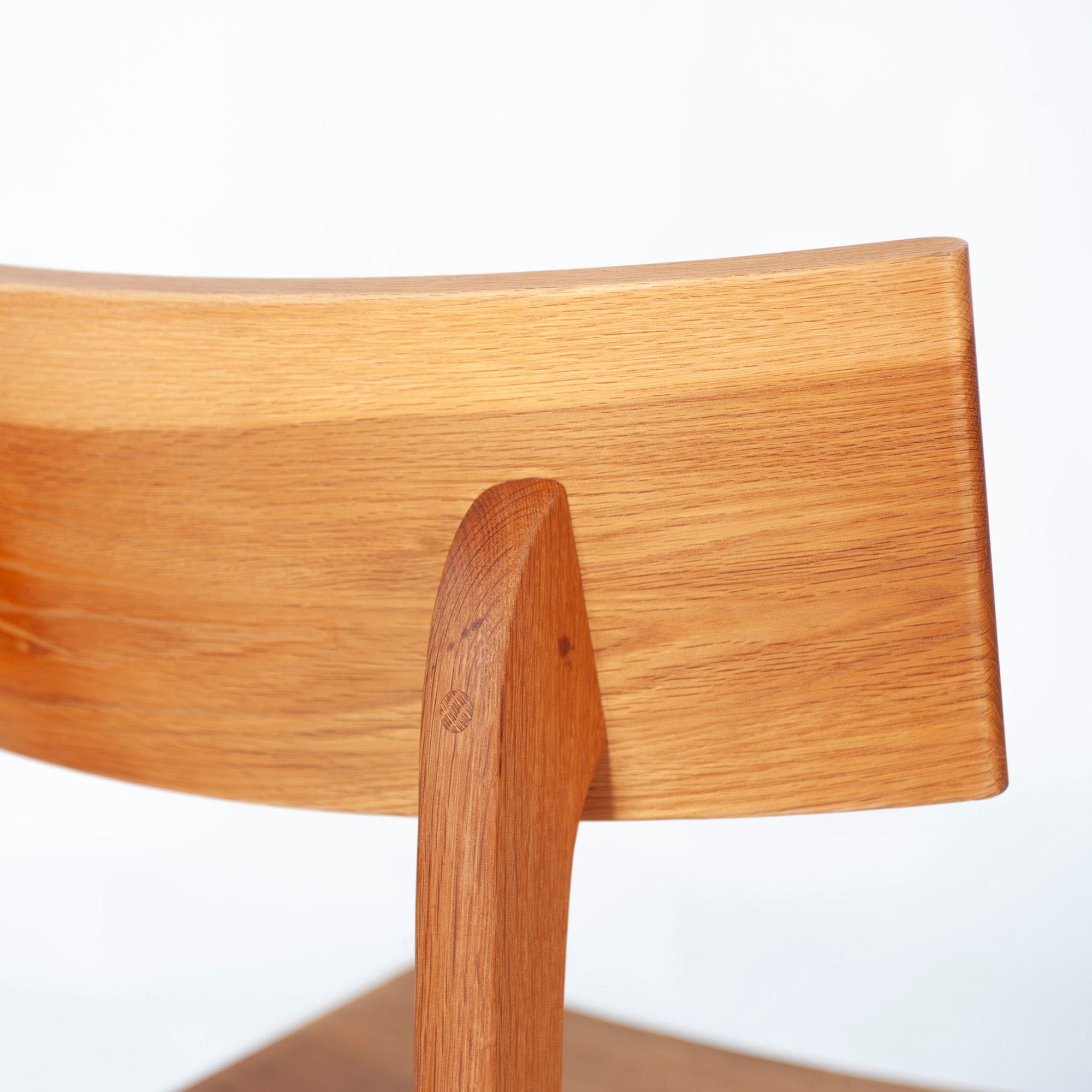 Dining chair Hida Sangyo Mori no Kotoba Wooden seat (1) White oak Solid wood Japanese modern Japanese style Woodpecker HIDA Toshimitsu Sasaki