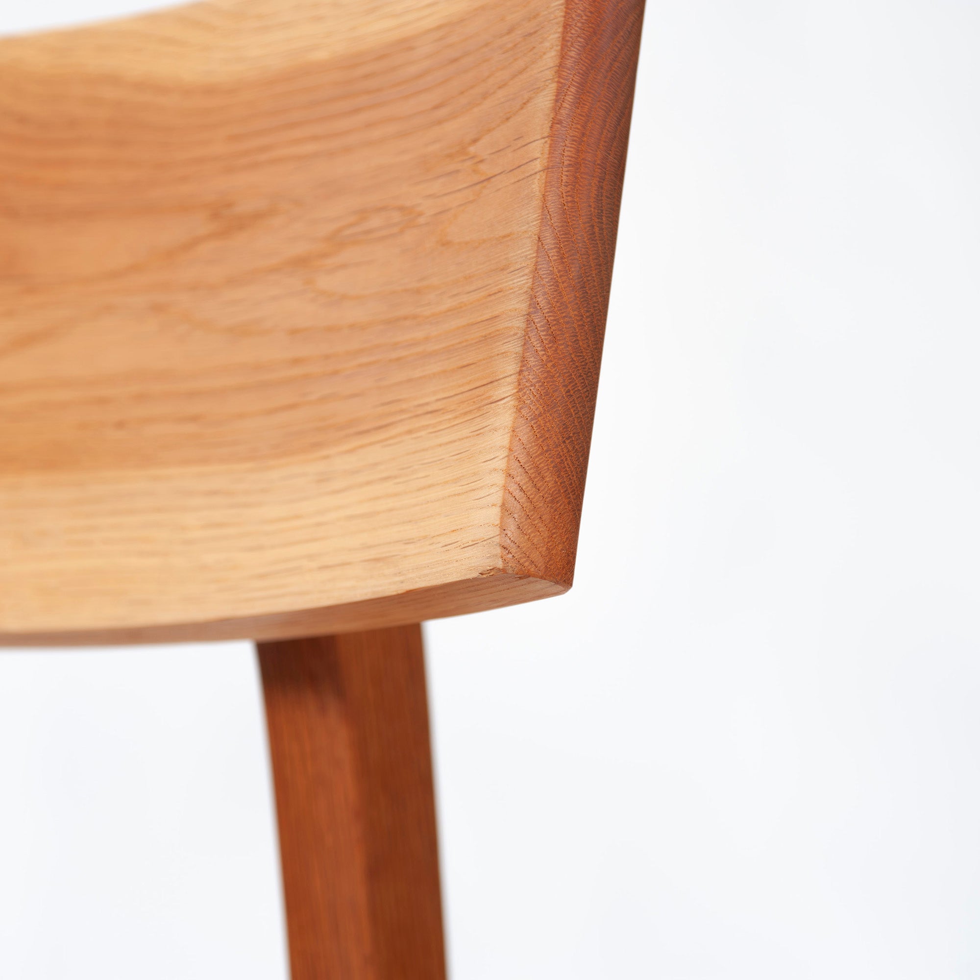 Dining chair Hida Sangyo Mori no Kotoba Wooden seat (2) White oak Solid wood Japanese modern Japanese style Woodpecker HIDA Toshimitsu Sasaki
