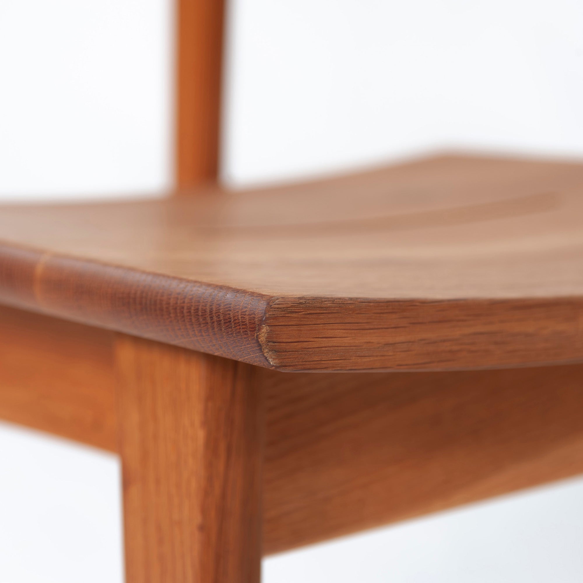 Dining chair Hida Sangyo Mori no Kotoba Wooden seat (2) White oak Solid wood Japanese modern Japanese style Woodpecker HIDA Toshimitsu Sasaki
