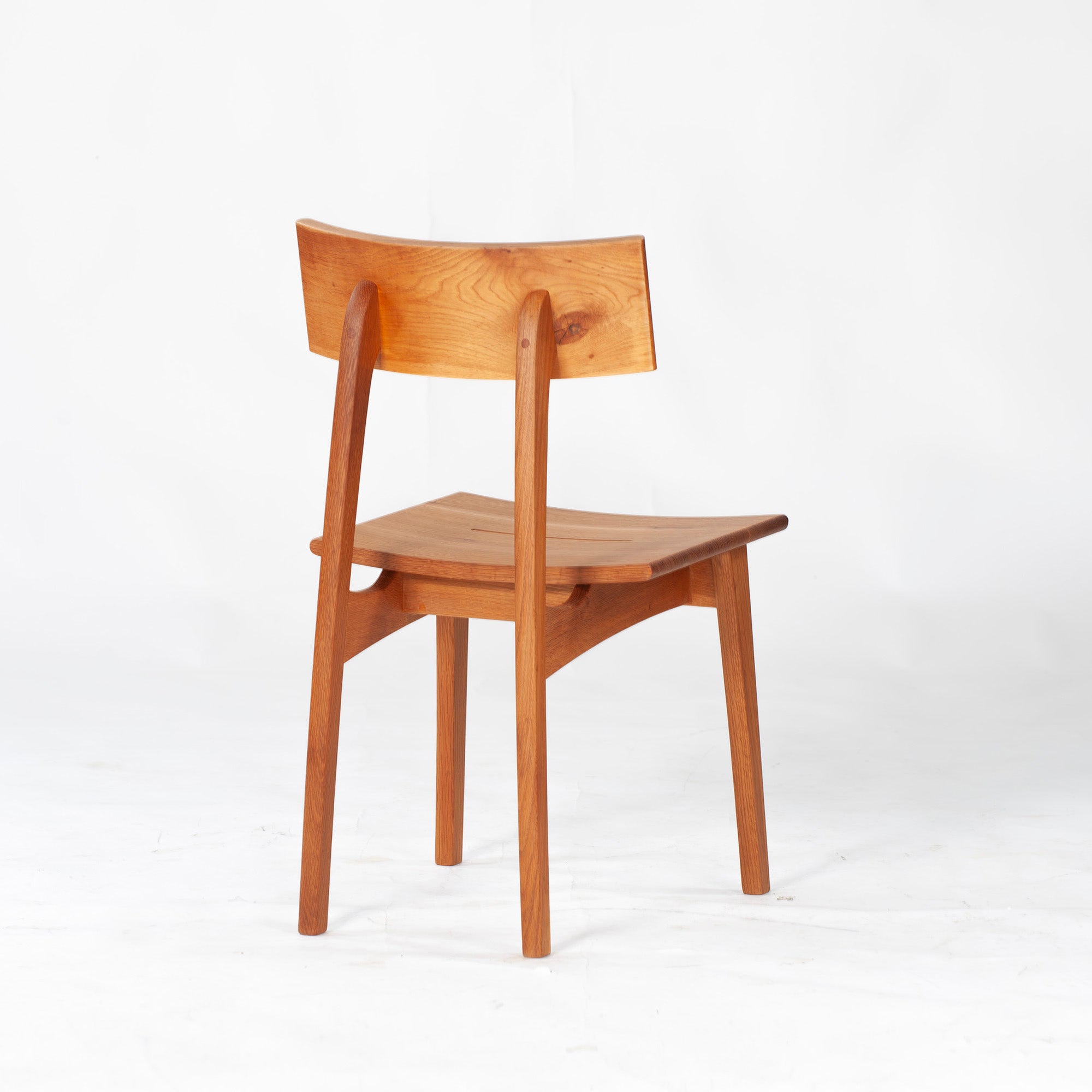 Dining chair Hida Sangyo Mori no Kotoba Wooden seat (2) White oak Solid wood Japanese modern Japanese style Woodpecker HIDA Toshimitsu Sasaki