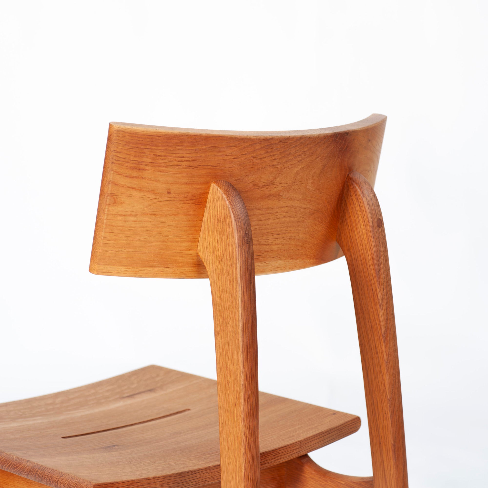 Dining chair Hida Sangyo Mori no Kotoba Wooden seat (2) White oak Solid wood Japanese modern Japanese style Woodpecker HIDA Toshimitsu Sasaki
