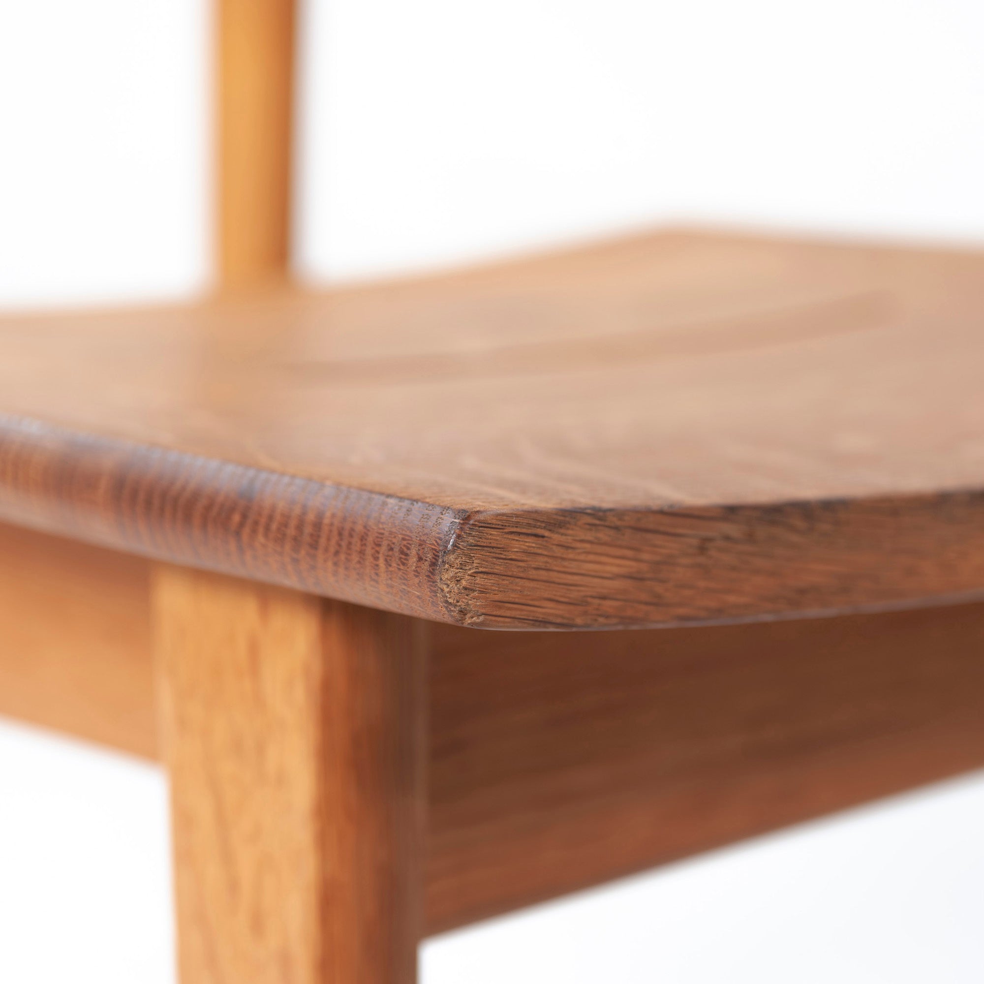 Dining chair Hida Sangyo Mori no Kotoba Wooden seat (3) White oak Solid wood Japanese modern Japanese style Woodpecker HIDA Toshimitsu Sasaki