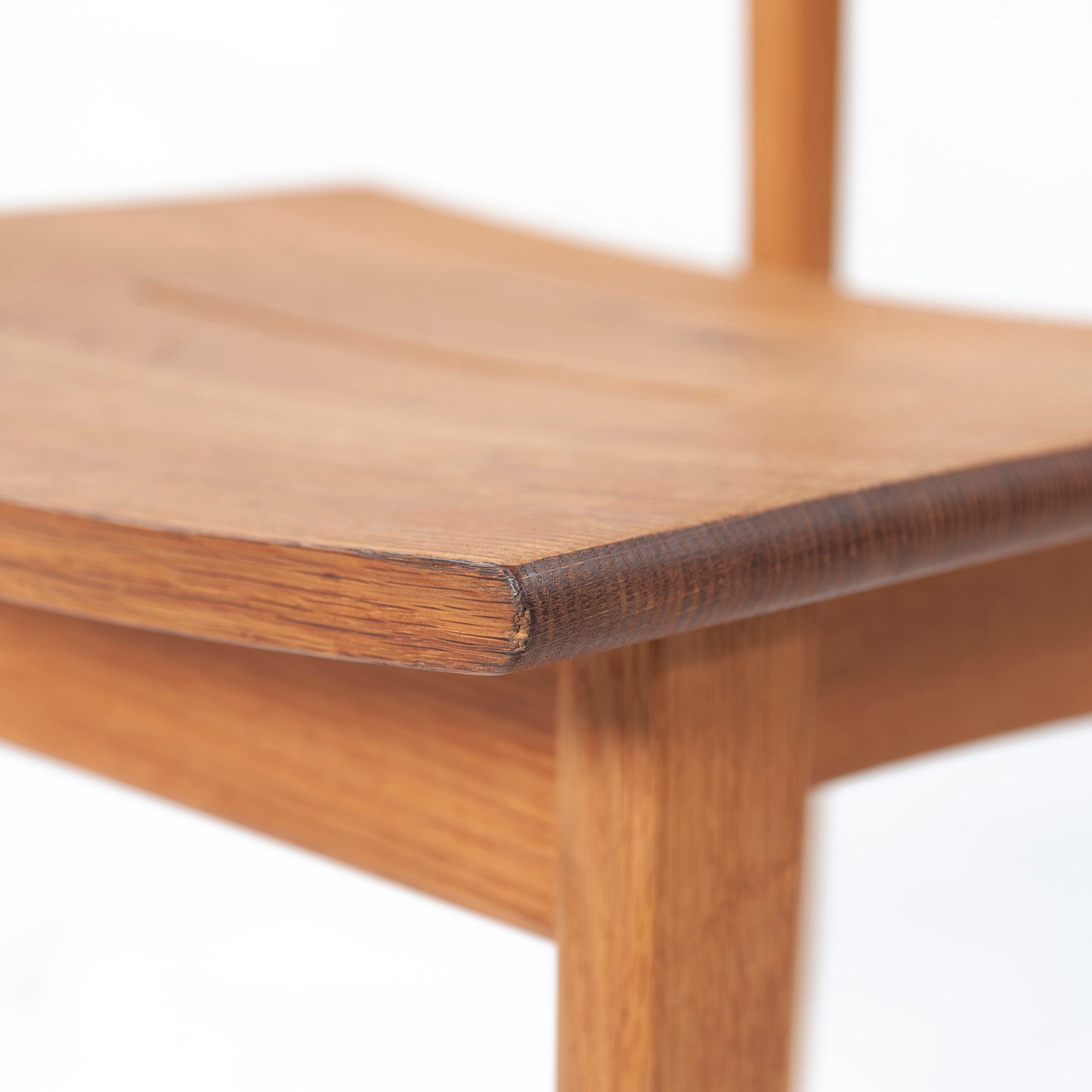 Dining chair Hida Sangyo Mori no Kotoba Wooden seat (3) White oak Solid wood Japanese modern Japanese style Woodpecker HIDA Toshimitsu Sasaki