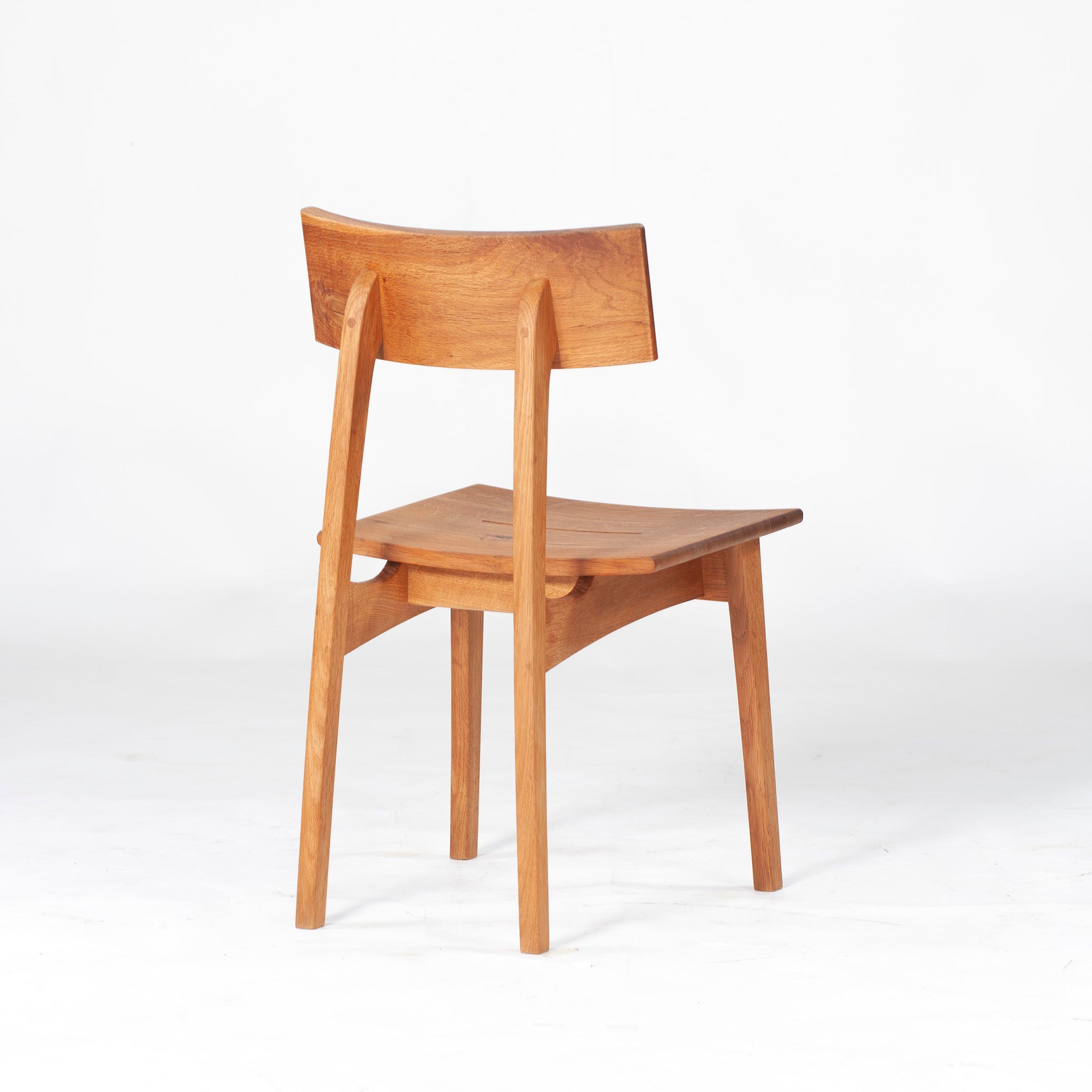 Dining chair Hida Sangyo Mori no Kotoba Wooden seat (3) White oak Solid wood Japanese modern Japanese style Woodpecker HIDA Toshimitsu Sasaki