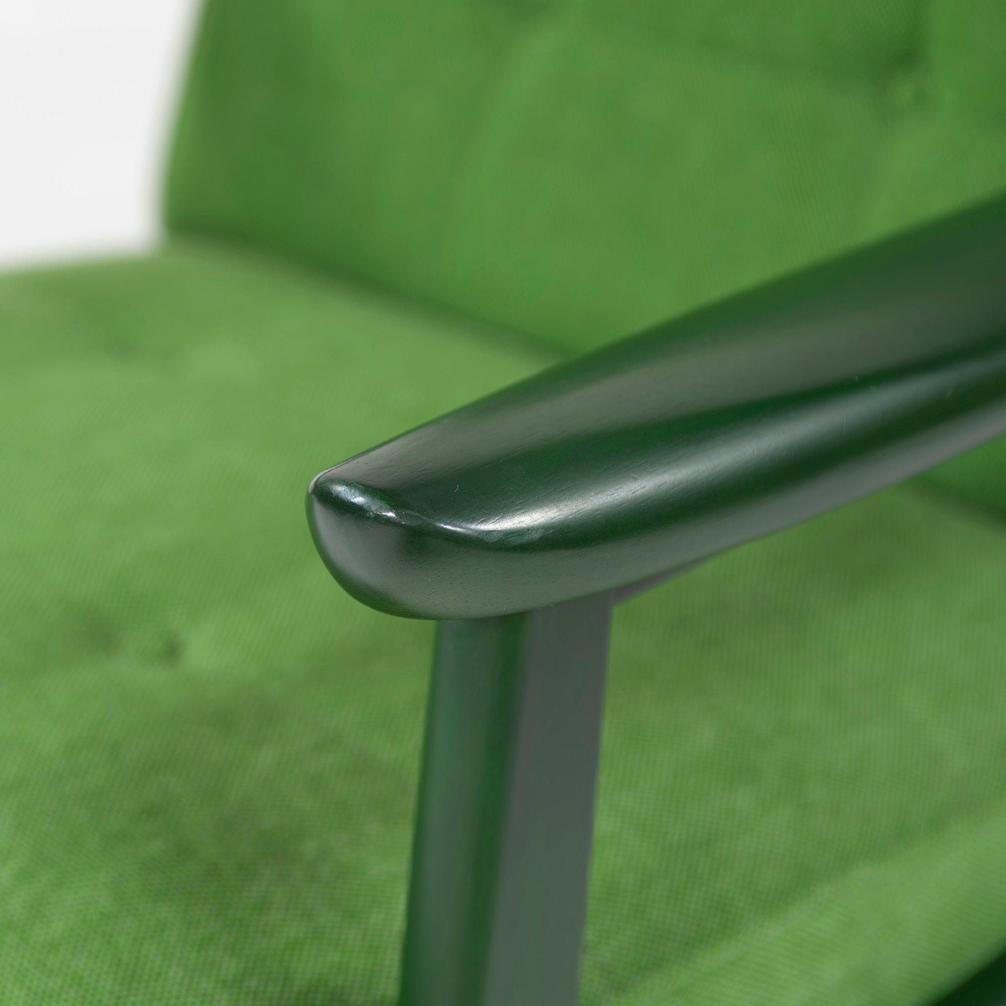 Sofa Karimoku 60 K Chair 1 Seater Green Green 1P Sofa Wood Frame Retro Scandinavian Mid-Century