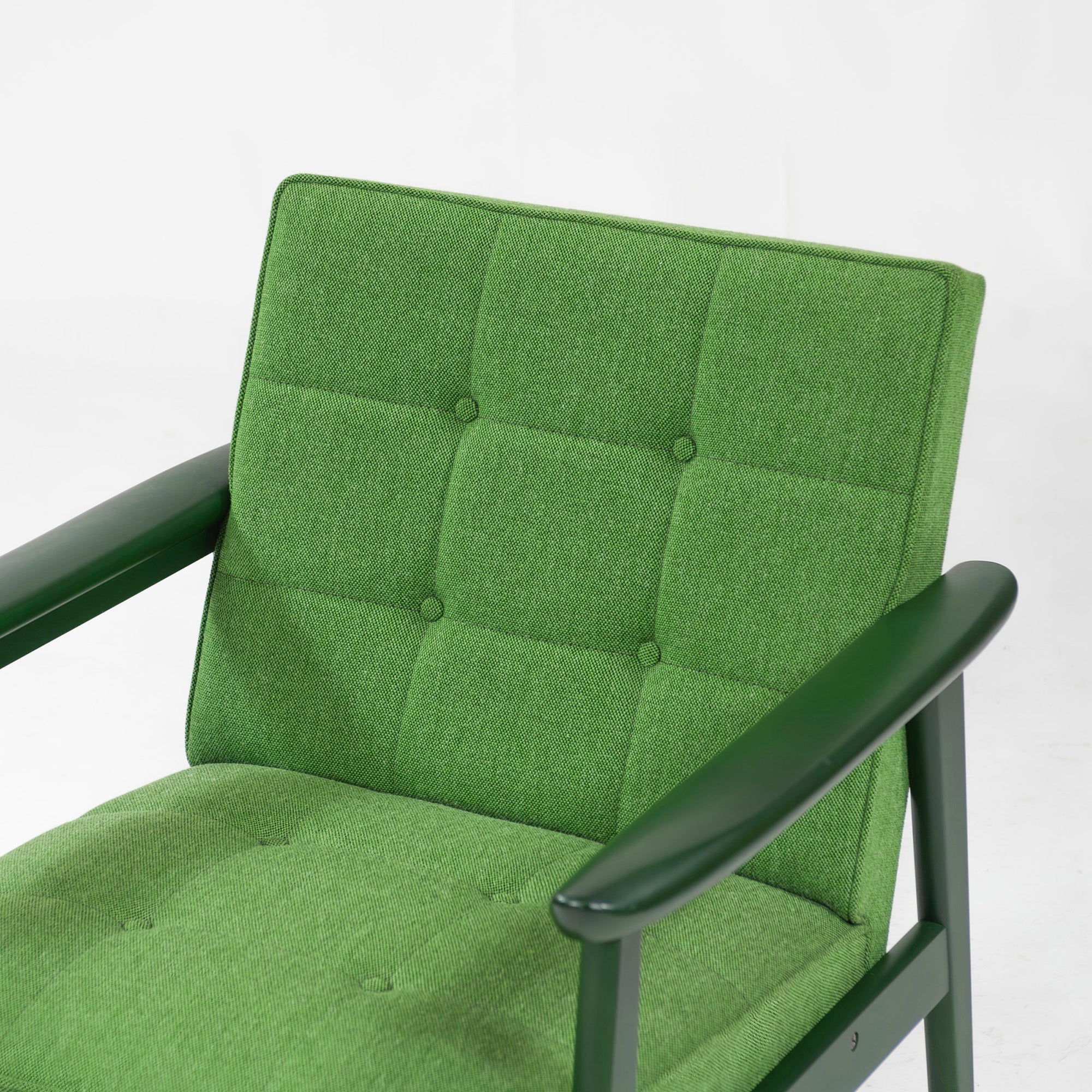 Sofa Karimoku 60 K Chair 1 Seater Green Green 1P Sofa Wood Frame Retro Scandinavian Mid-Century