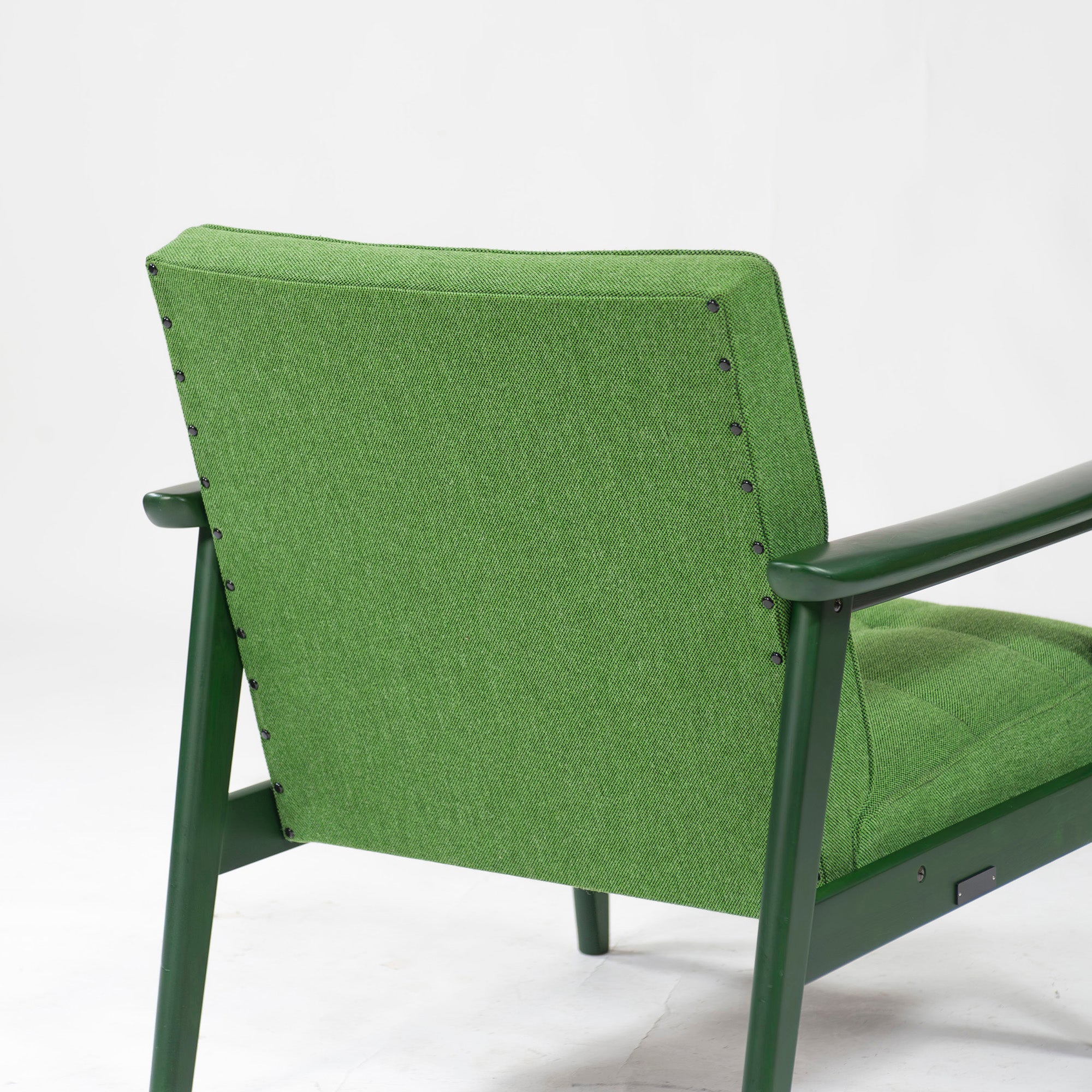 Sofa Karimoku 60 K Chair 1 Seater Green Green 1P Sofa Wood Frame Retro Scandinavian Mid-Century