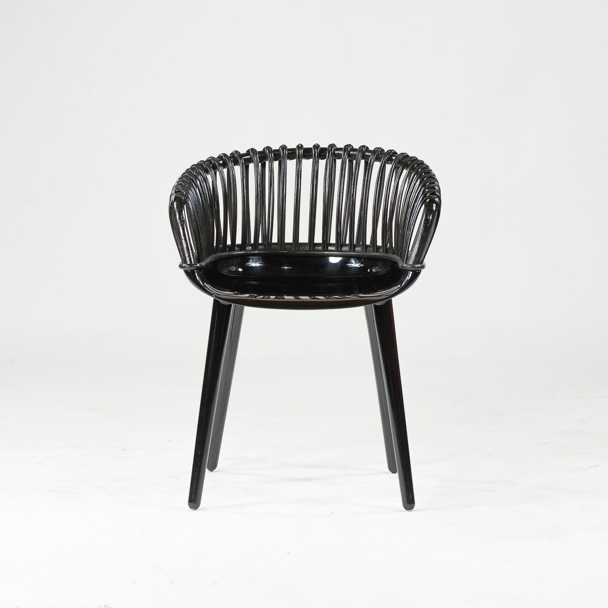 Dining chair Magis Cyborg wicker club Cyborg wicker club Armchair Italian modern Natural modern