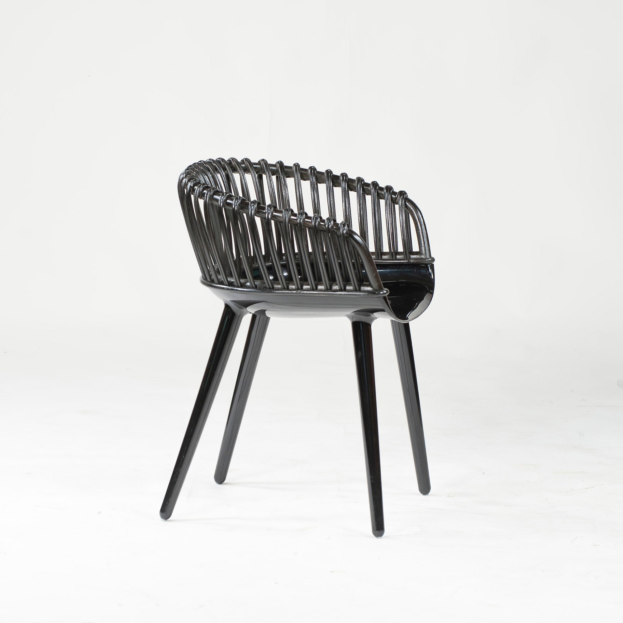 Dining chair Magis Cyborg wicker club Cyborg wicker club Armchair Italian modern Natural modern
