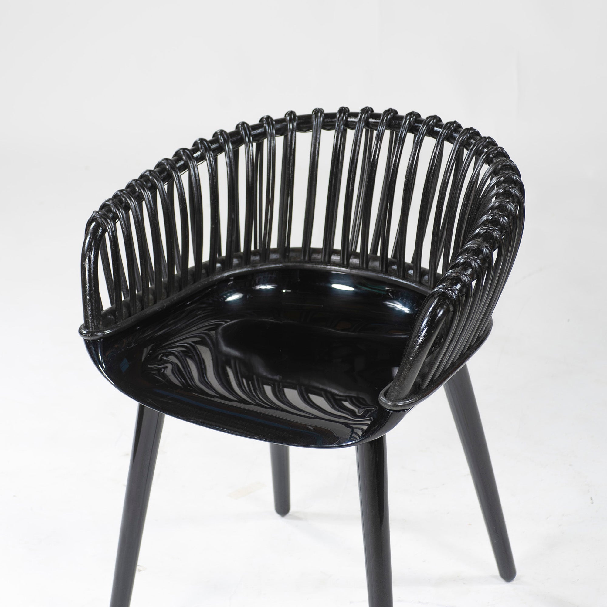 Dining chair Magis Cyborg wicker club Cyborg wicker club Armchair Italian modern Natural modern