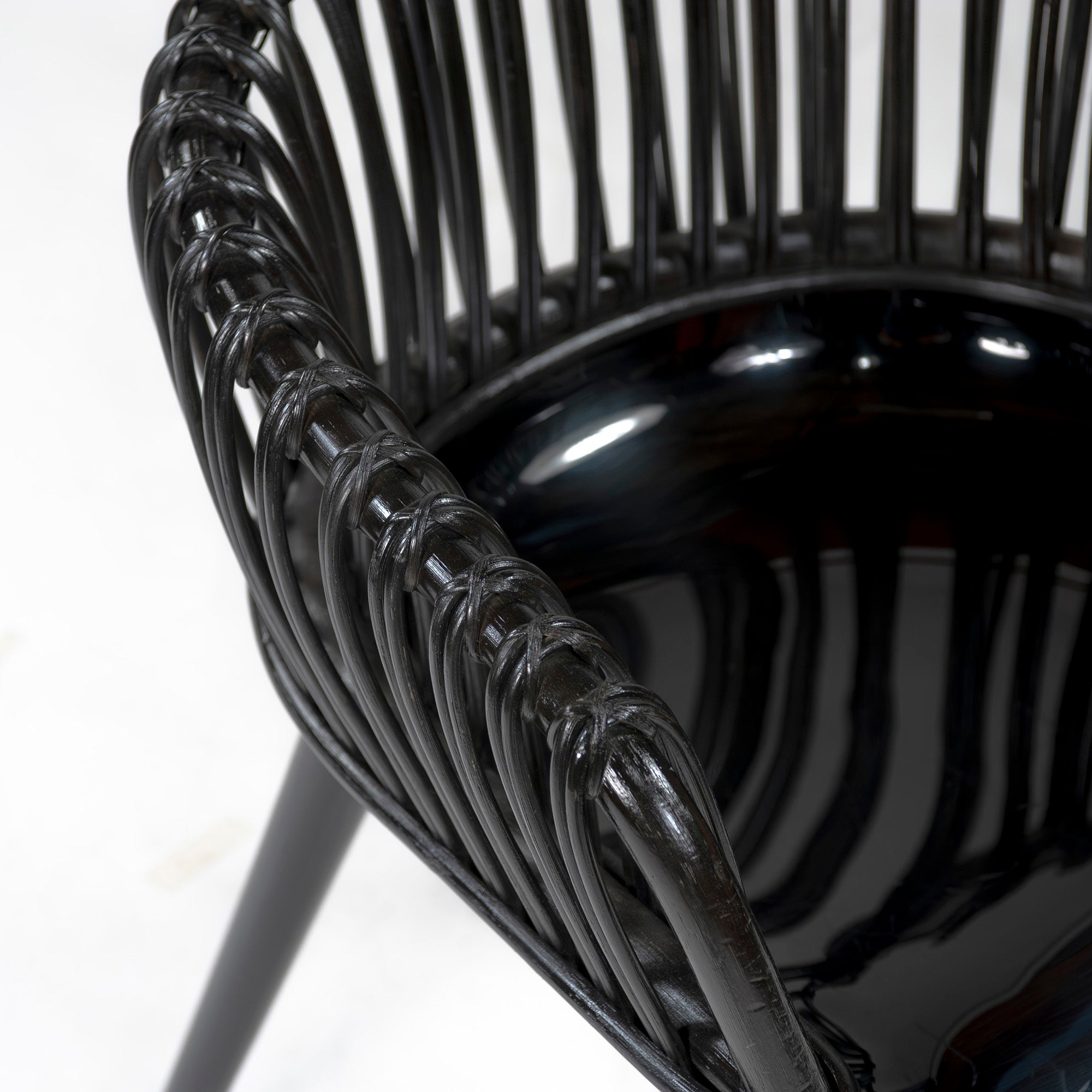 Dining chair Magis Cyborg wicker club Cyborg wicker club Armchair Italian modern Natural modern