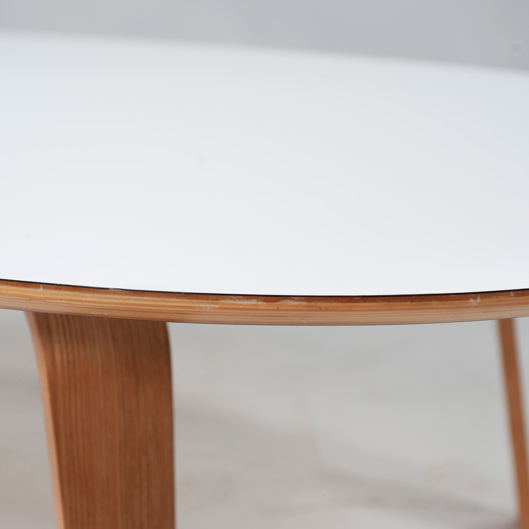 Center table MUJI Oval top Low table Melamine top Ash wood Natural modern Nordic modern IDEE