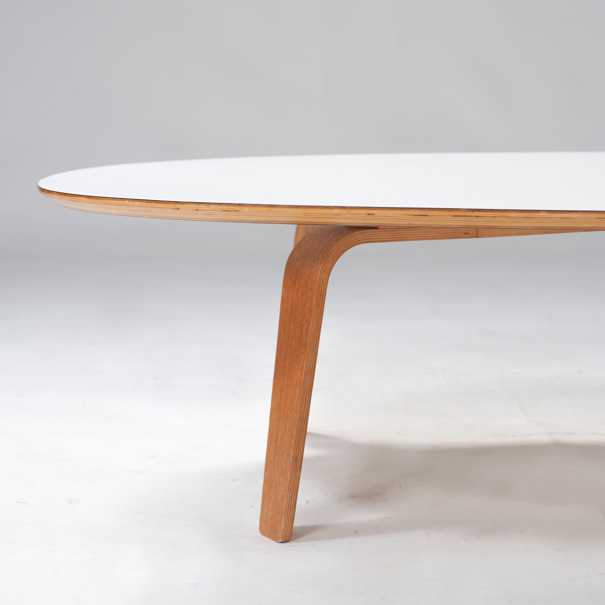 Center table MUJI Oval top Low table Melamine top Ash wood Natural modern Nordic modern IDEE