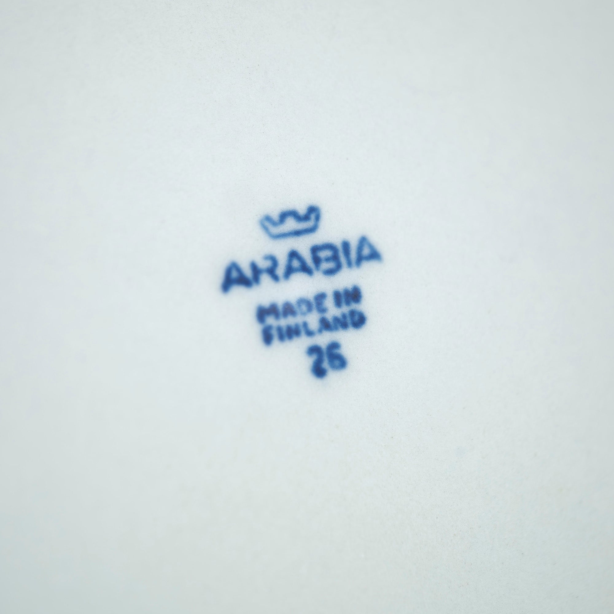 アラビア アネモネ ARABIA anemone 20cmプレート ウラ・プロコッペ 北欧ヴィンテージ (1)