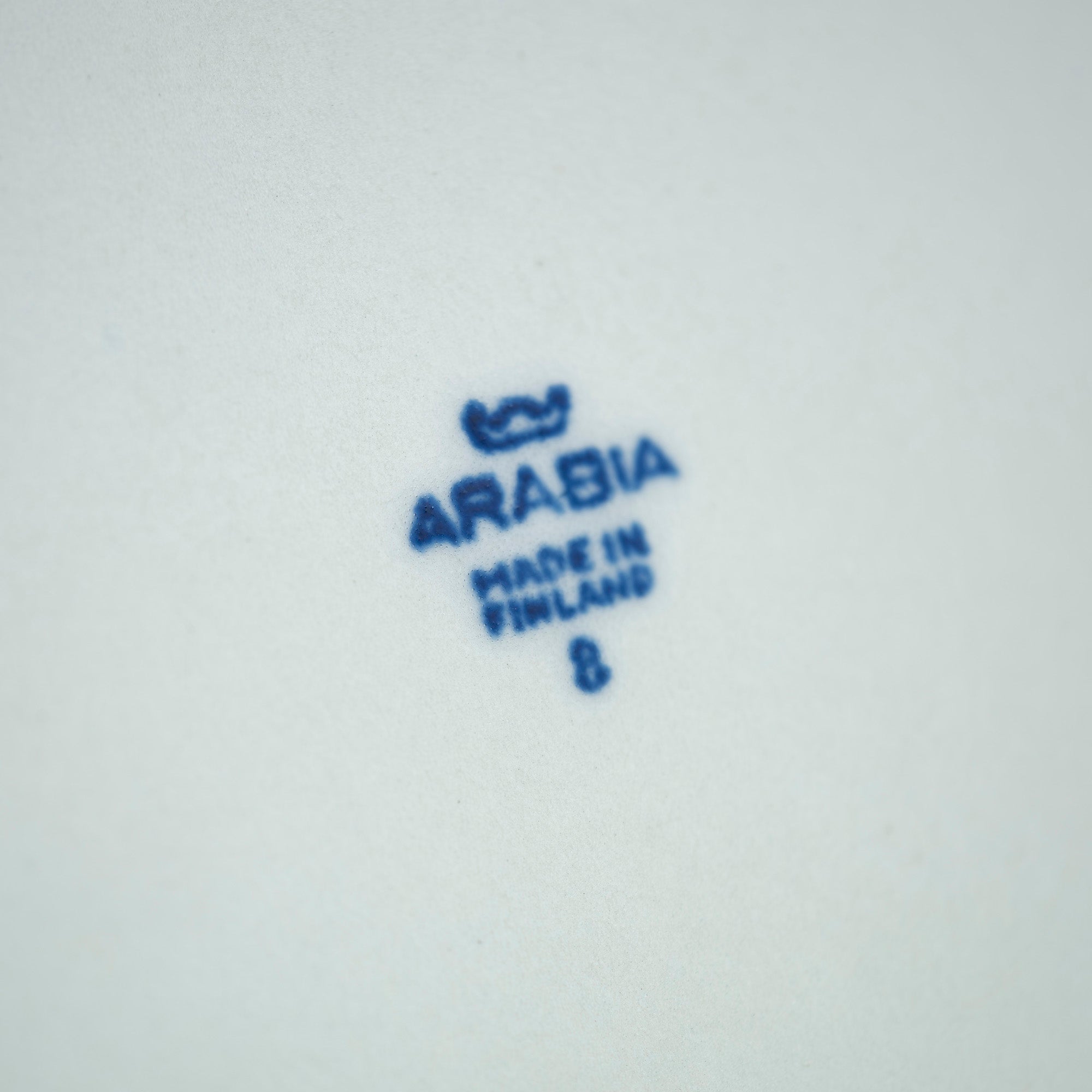 アラビア アネモネ ARABIA anemone 20cmプレート ウラ・プロコッペ 北欧ヴィンテージ (3)