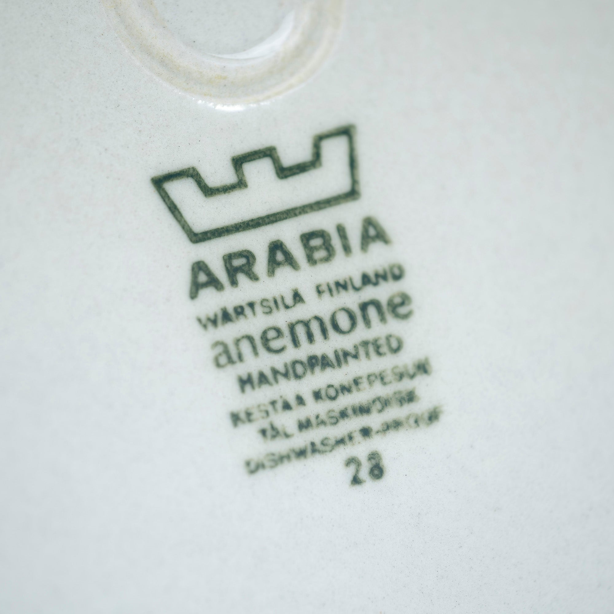 アラビア アネモネ ARABIA anemone 26cmプレート ウラ・プロコッペ 北欧ヴィンテージ (1)