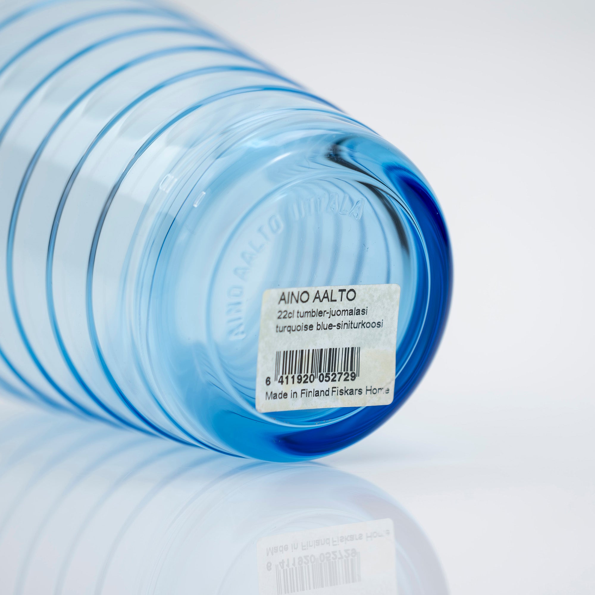 Iittala Aino Aalto Tumbler, Turquoise Blue, Set of 5, Discontinued Color