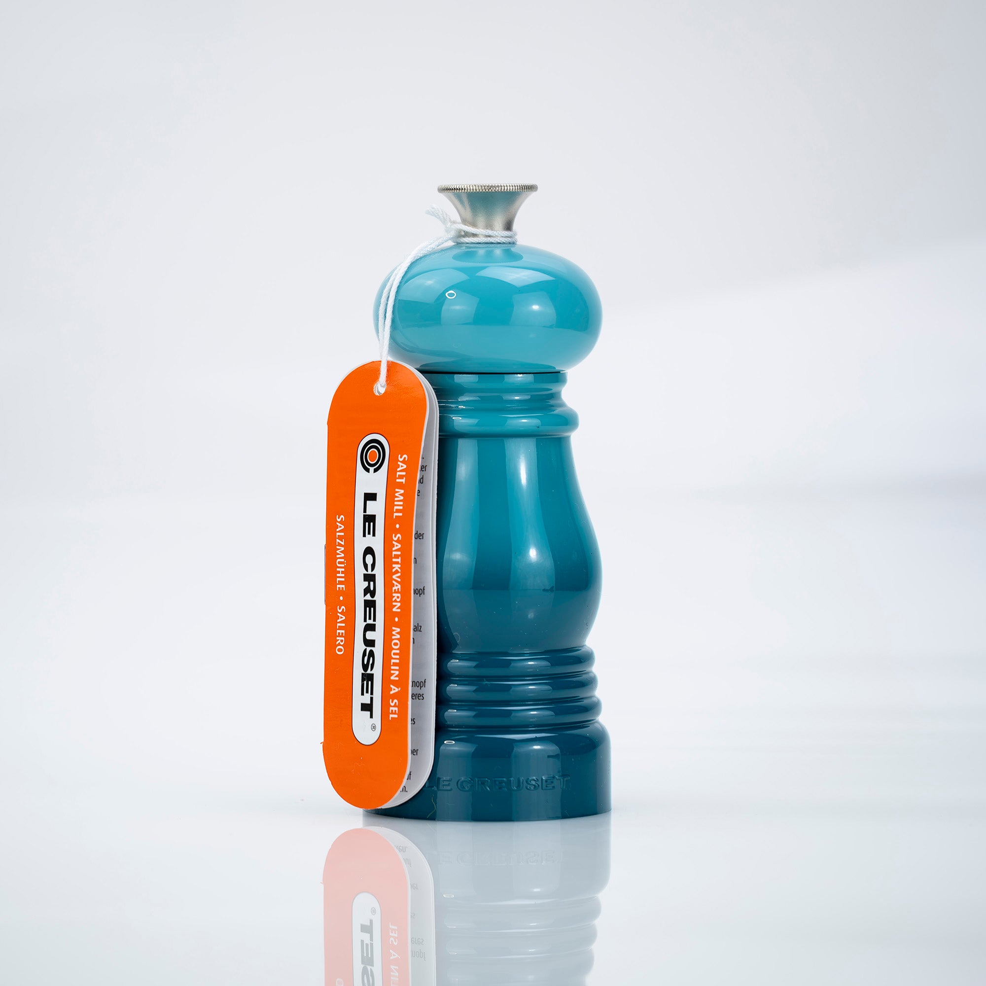 ル・クルーゼ LE CREUSET ソルト&ペッパーミル セット Salt and Pepper Mill Set カリビアンブルー&オレンジ 美品