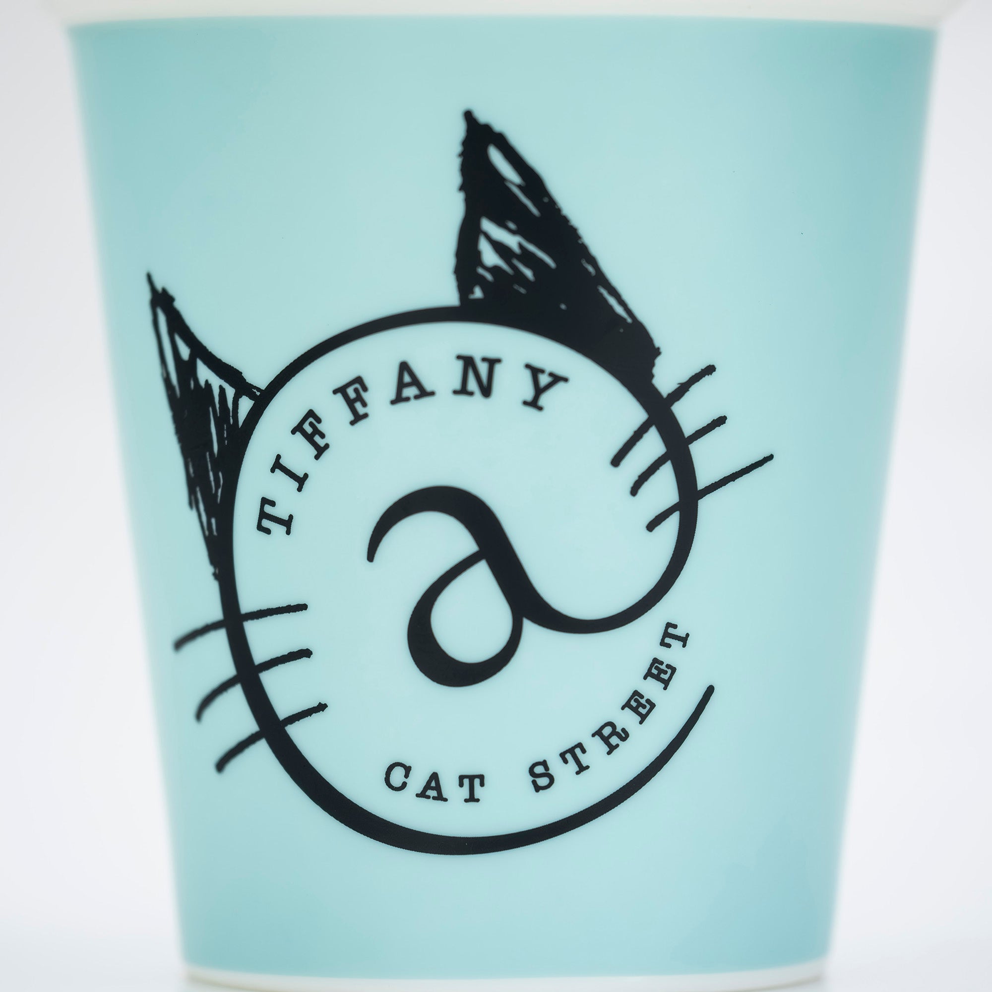 ティファニー TIFFANY&Co. キャットストリート限定アイテム ボーンチャイナ コーヒーカップ ペア 美品