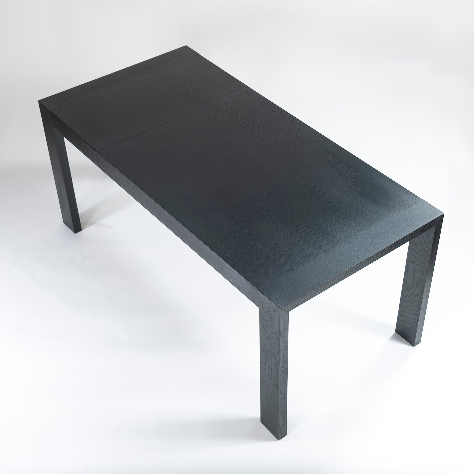 Dining table songdream CECILIO Cecilio extension dining table black oak extendable