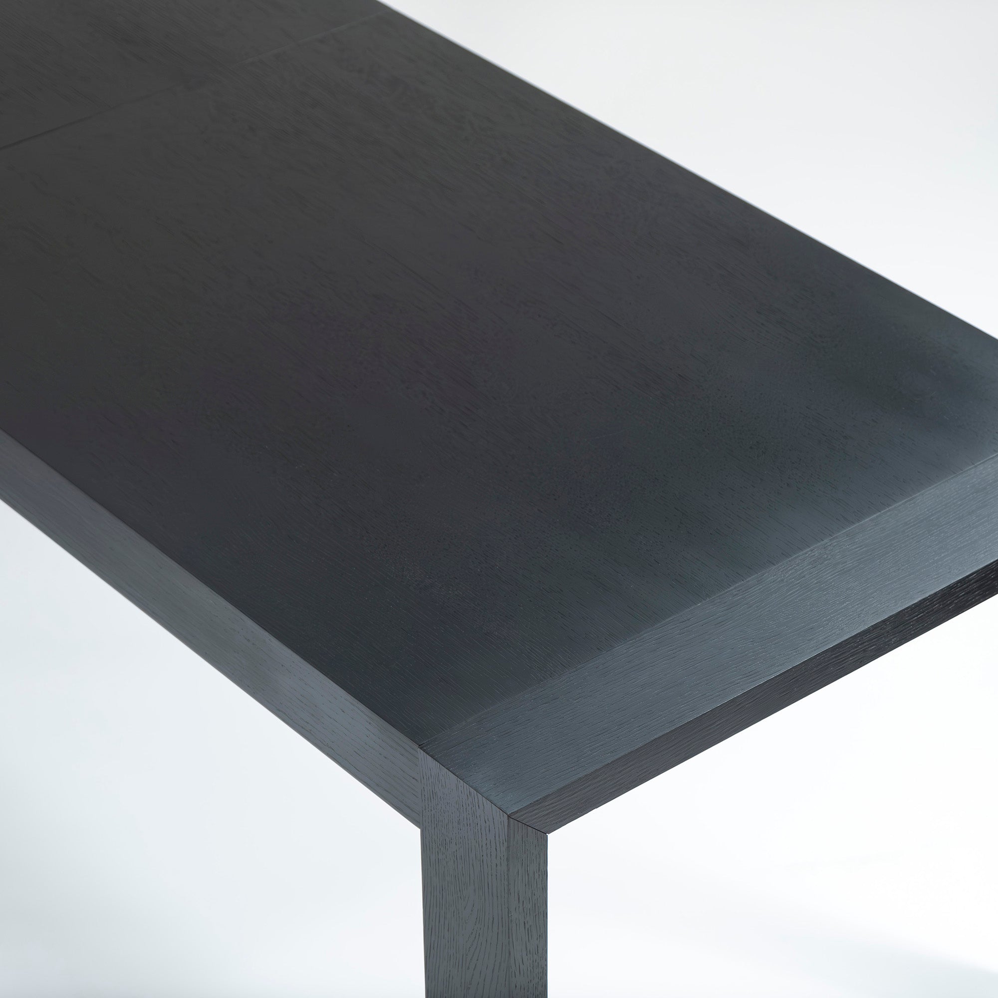 Dining table songdream CECILIO Cecilio extension dining table black oak extendable