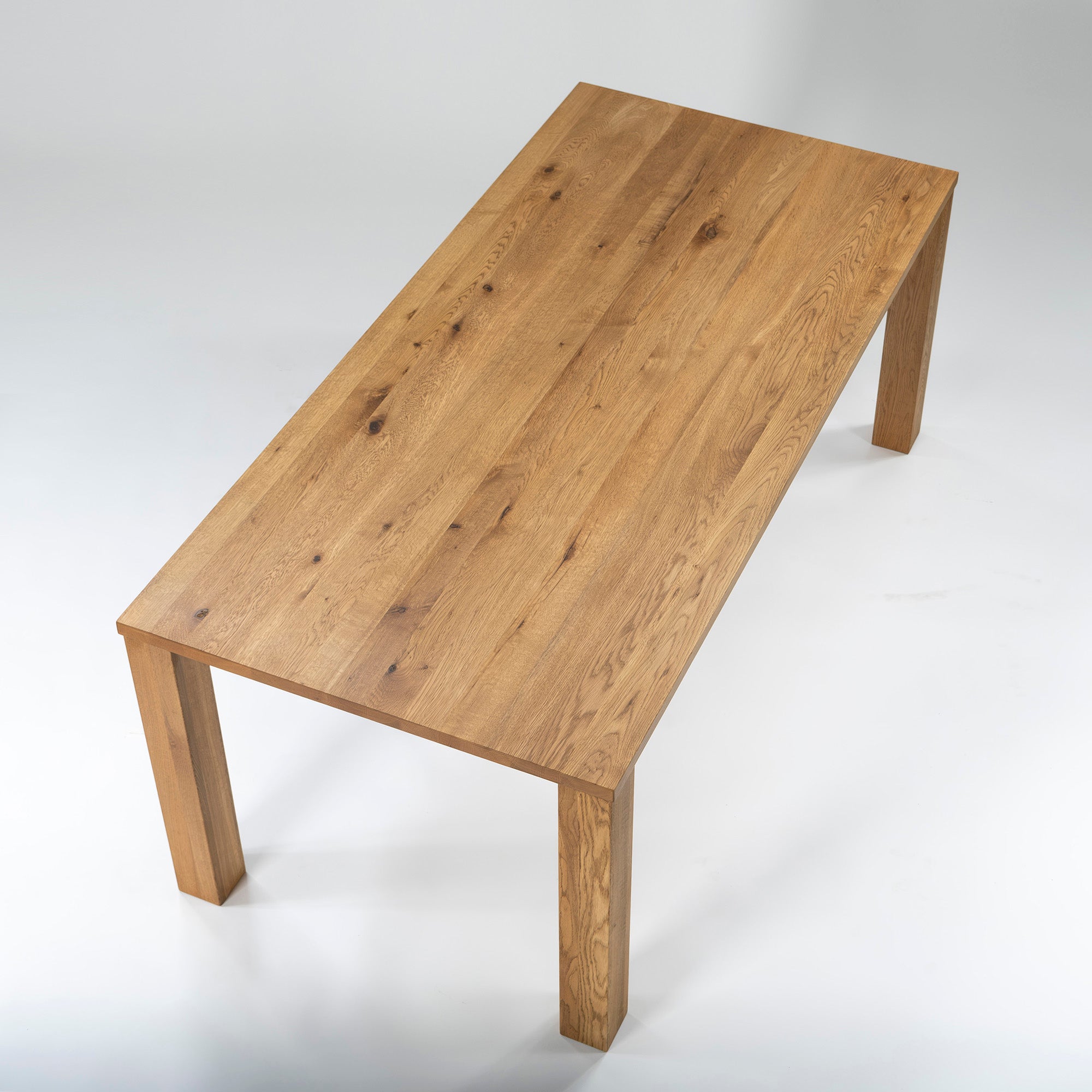 Dining table CRASH GATE Easy life DEN w180 solid white oak natural