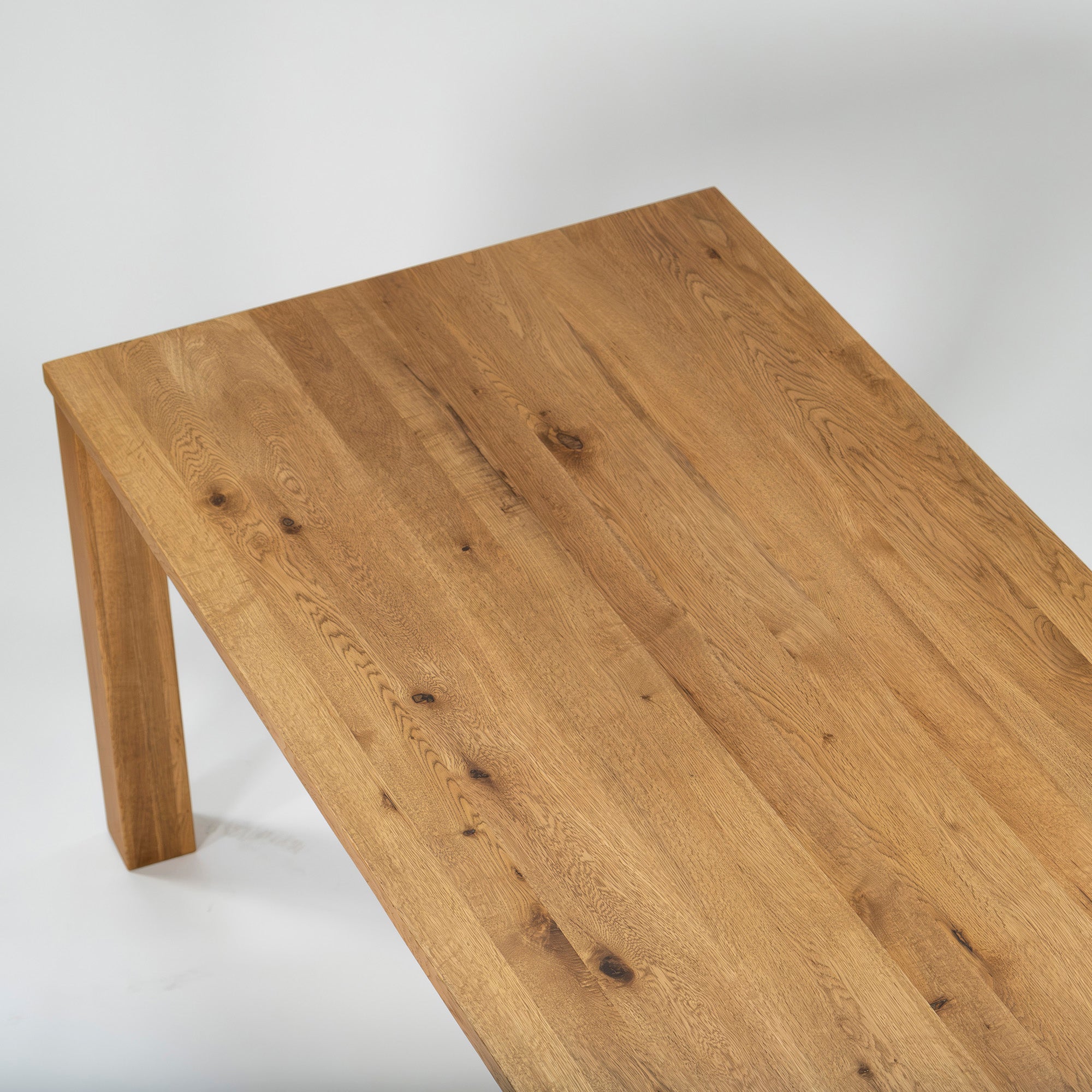 Dining table CRASH GATE Easy life DEN w180 solid white oak natural