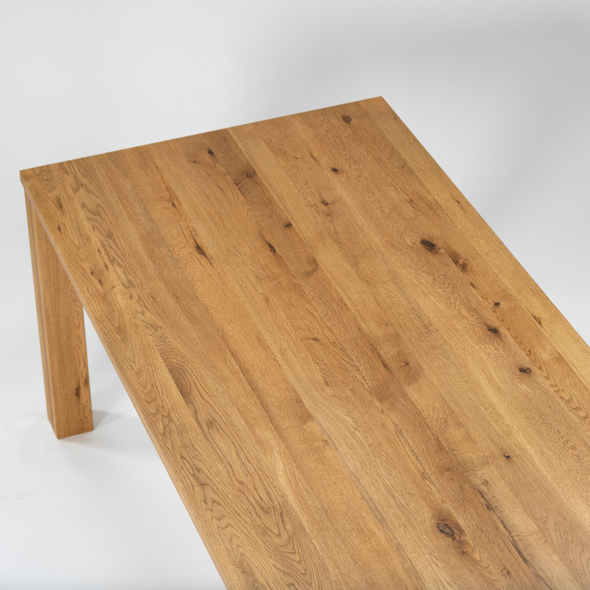 Dining table CRASH GATE Easy life DEN w180 solid white oak natural