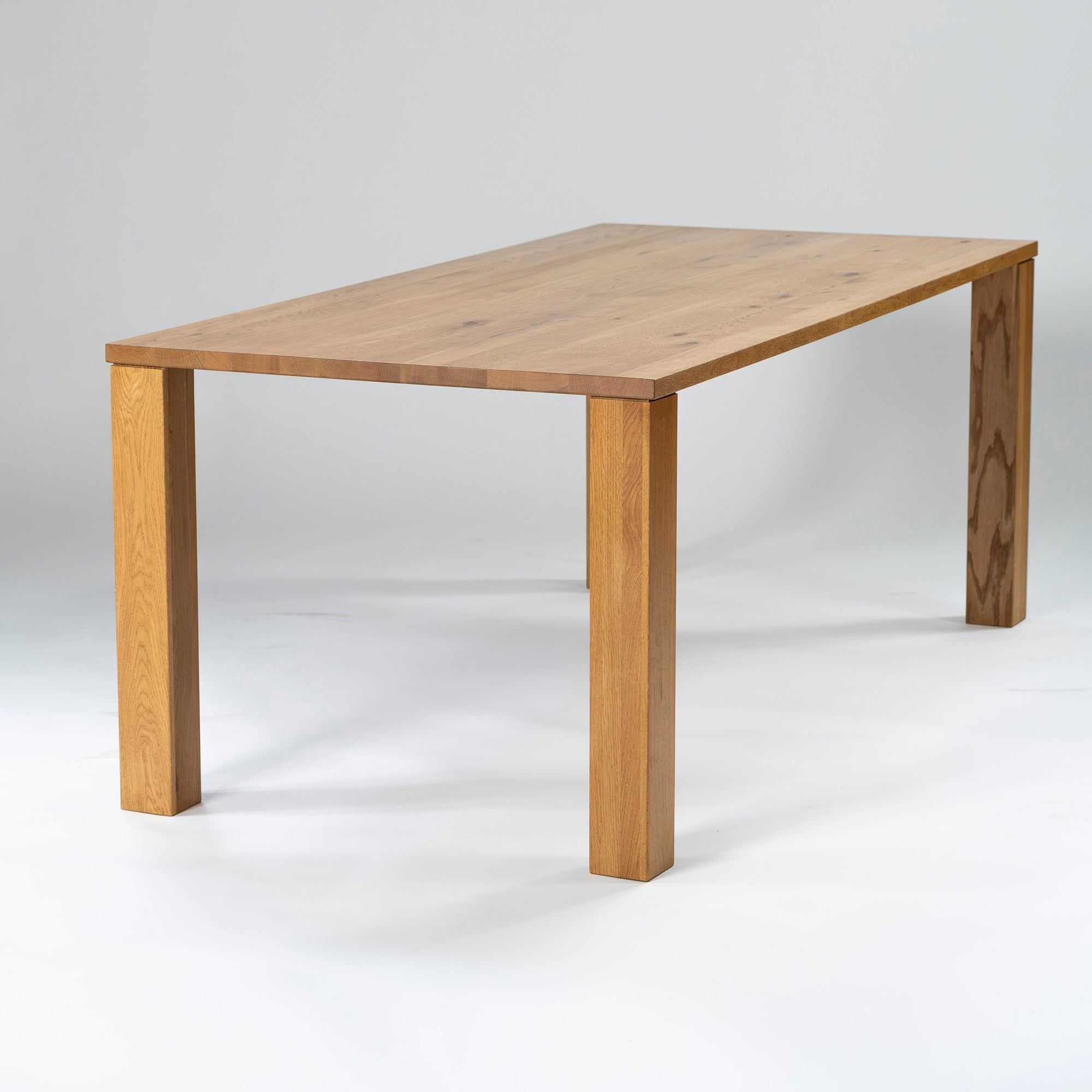 Dining table CRASH GATE Easy life DEN w180 solid white oak natural