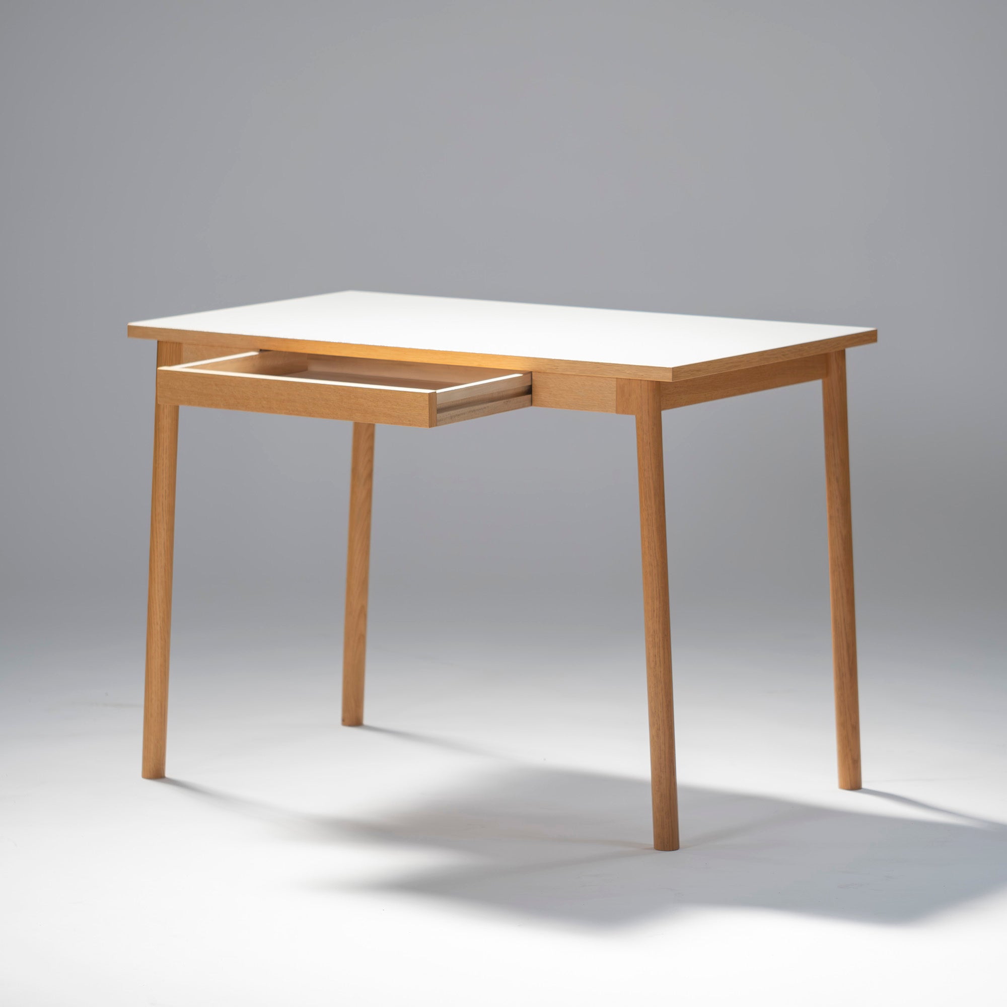 Dining table IDEE STILT w100 Oak wood Melamine top Nordic Natural modern Desk