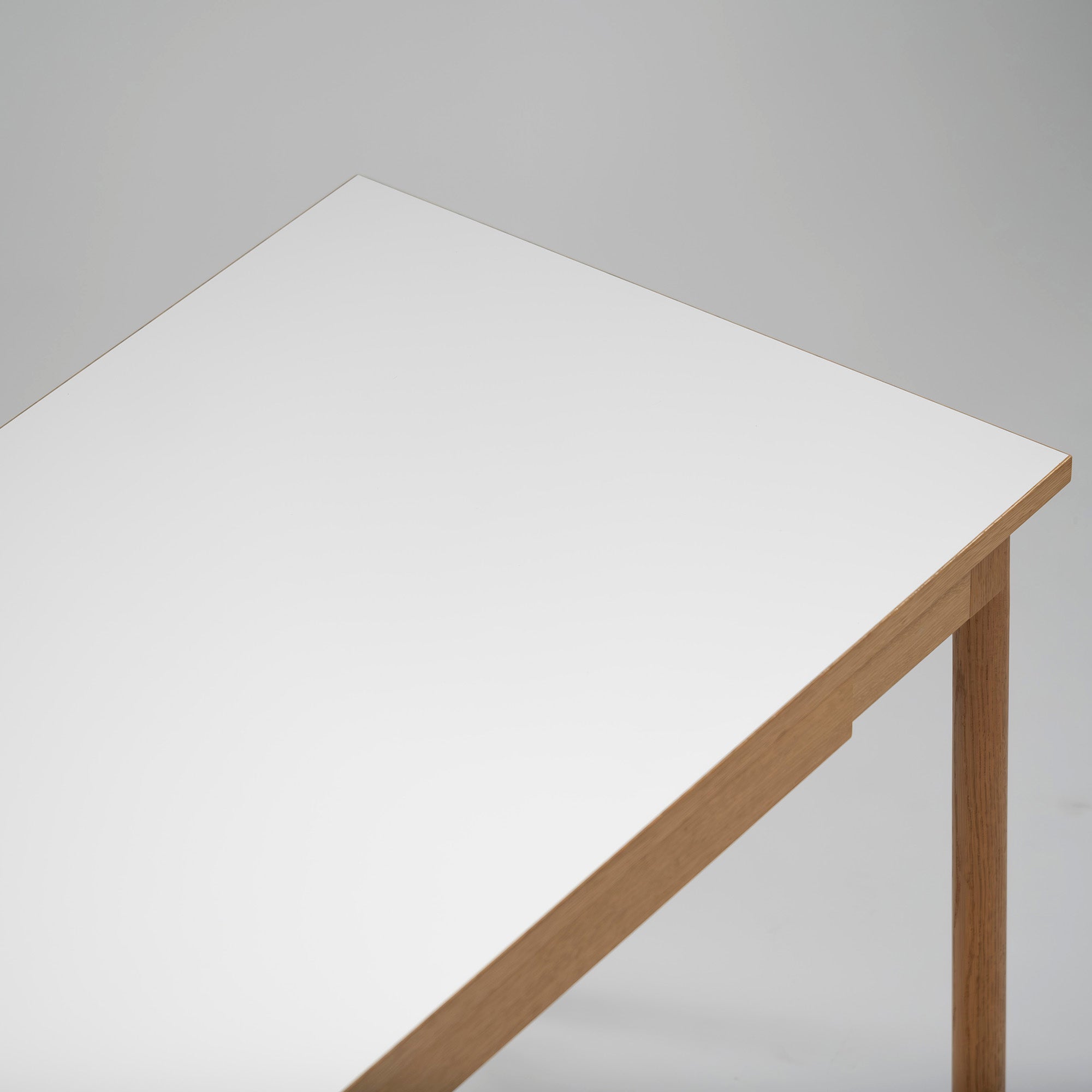 Dining table IDEE STILT w100 Oak wood Melamine top Nordic Natural modern Desk