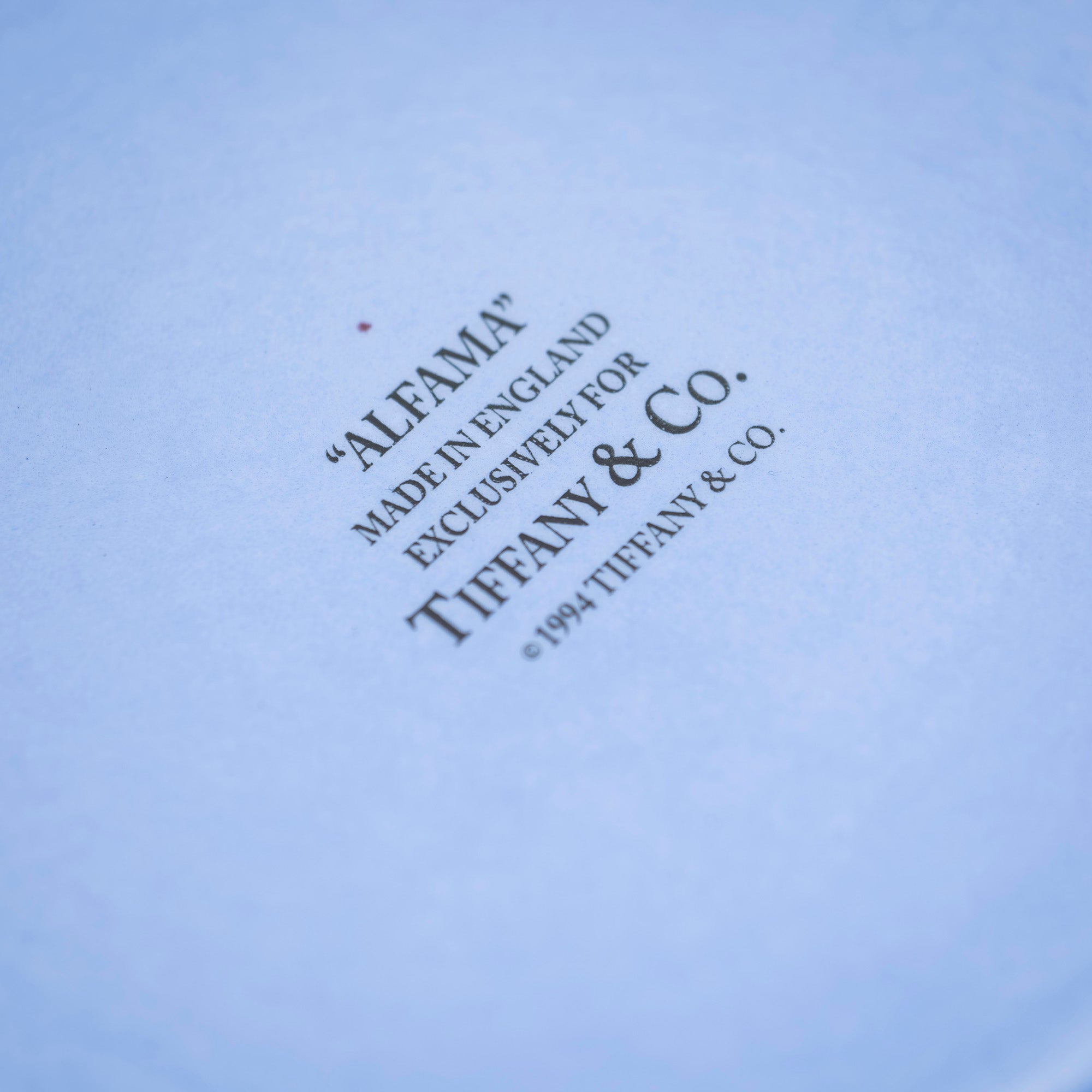 Tiffany & Co. ALFAMA Hand Painted Large Bowl Serving Bowl Tableware