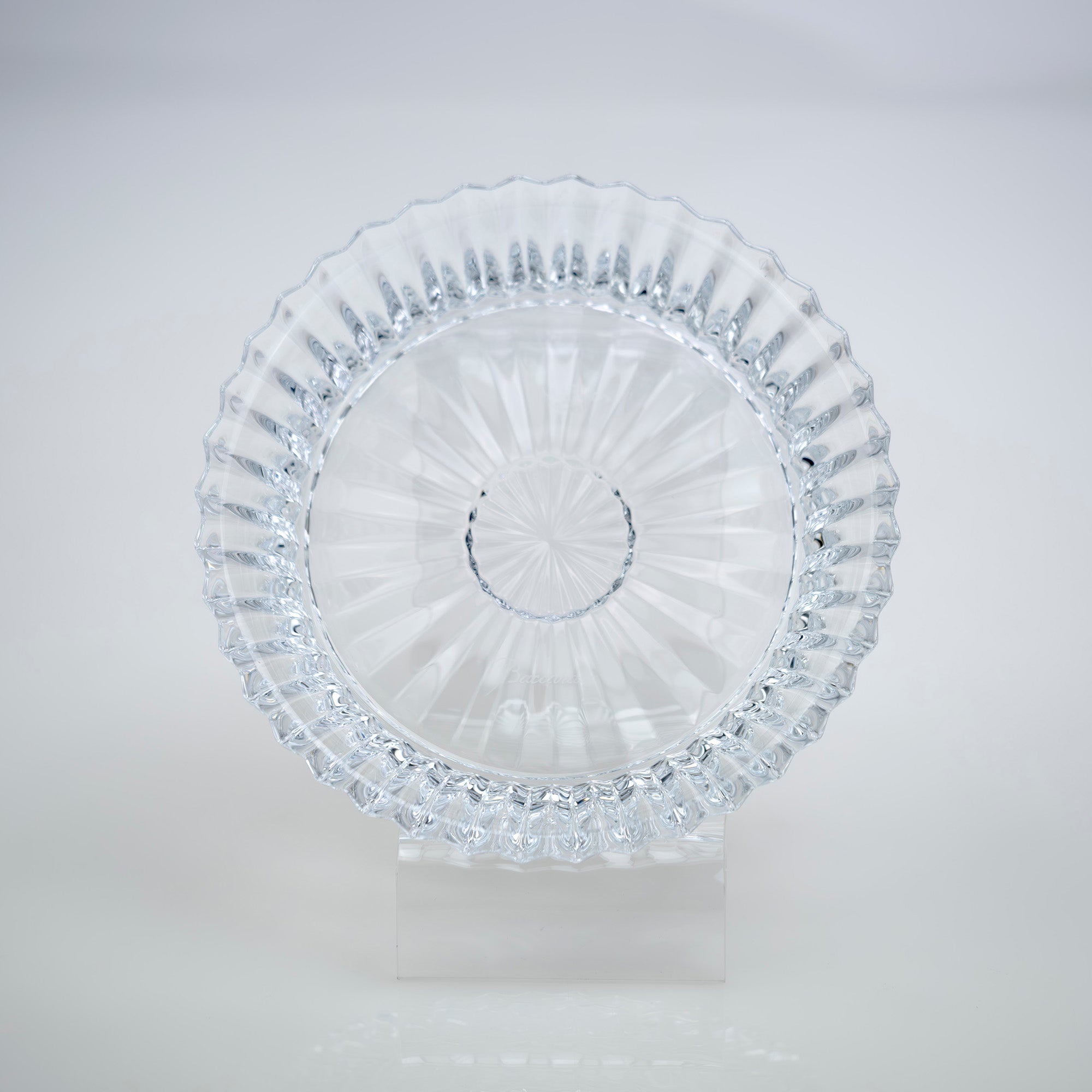 バカラ ミルニュイ Baccarat Mille Nuits ディッシュ プレート 13cm テーブルアクセサリー 美品