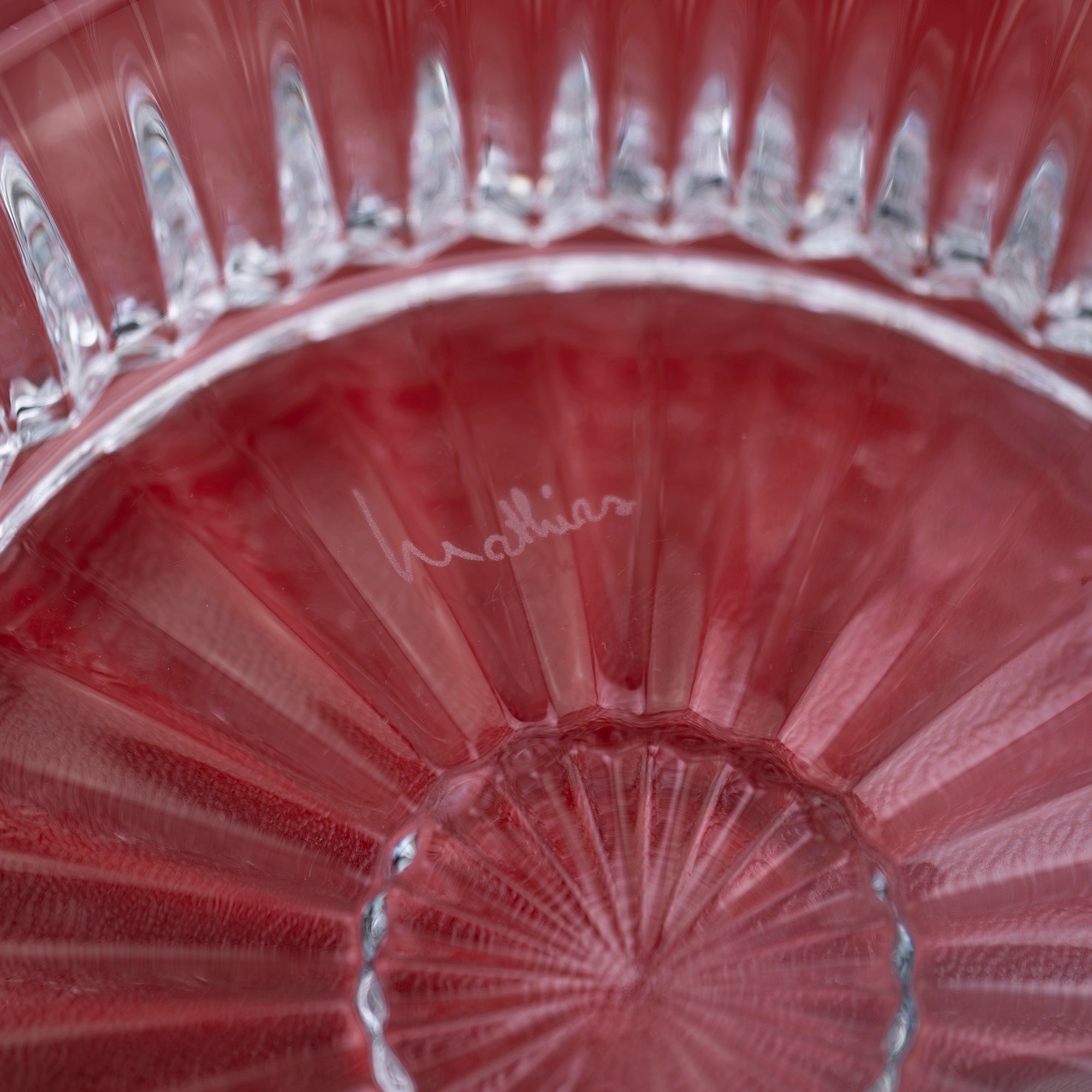 バカラ ミルニュイ Baccarat Mille Nuits ディッシュ プレート 13cm テーブルアクセサリー 美品