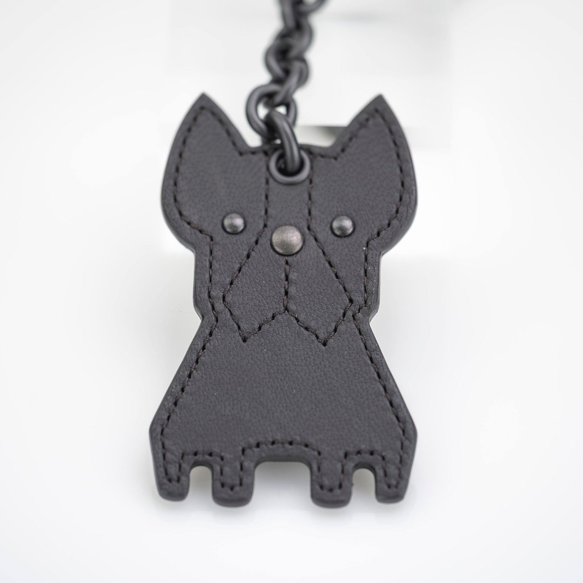 BOTTEGA VENETA Bag Charm Key Holder Key Ring Boston Terrier