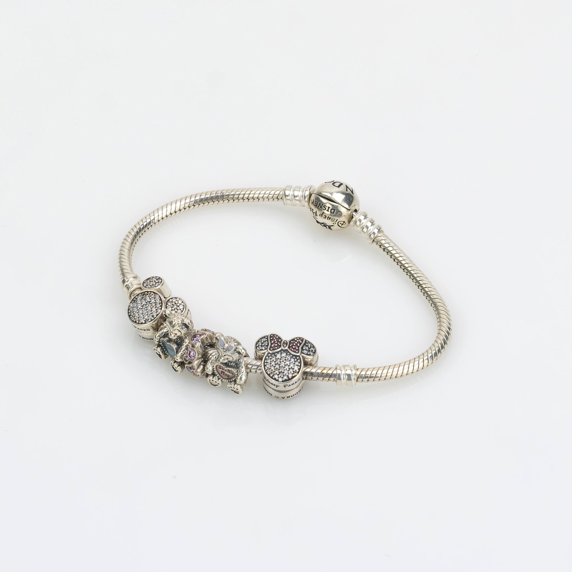 Pandora x Disney Bracelet, Sterling Silver, SILVER925, 18cm