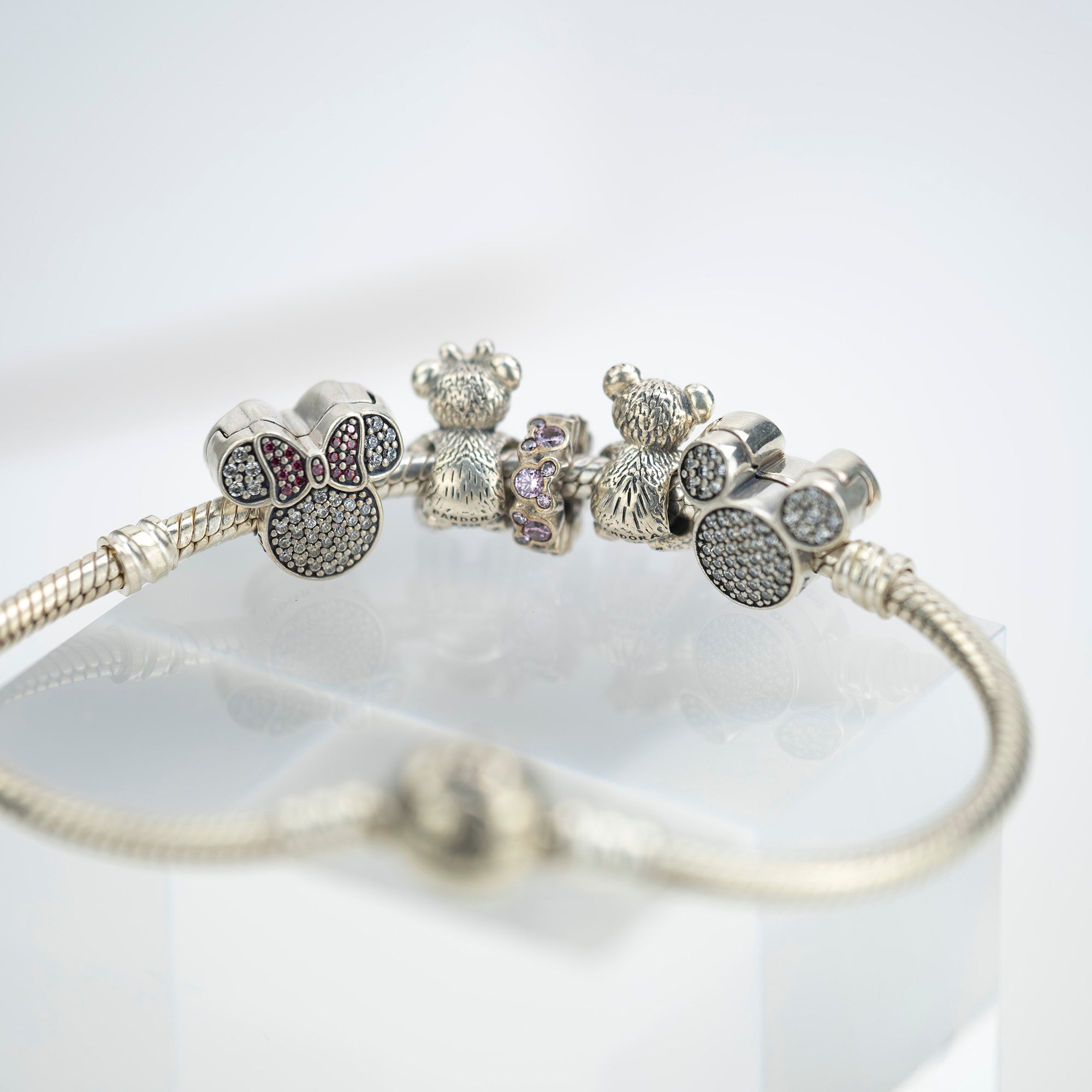 Pandora x Disney Bracelet, Sterling Silver, SILVER925, 18cm
