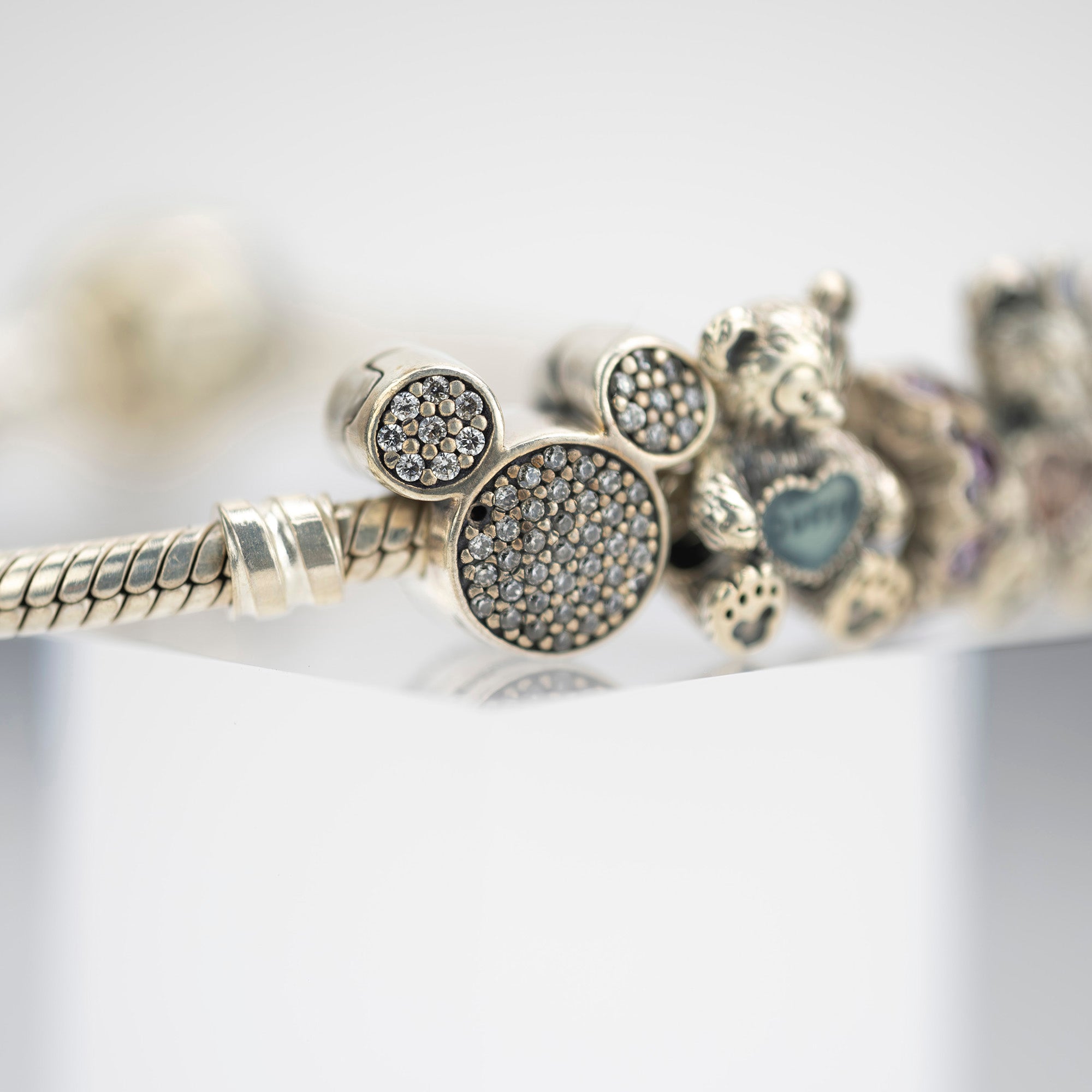 Pandora x Disney Bracelet, Sterling Silver, SILVER925, 18cm