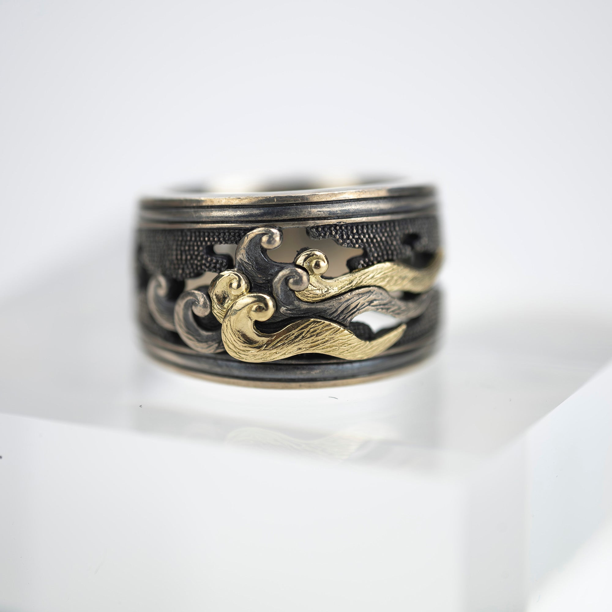 Glenn Gale Silver Ring K18/SV925 Ring Men's Accessories Discontinued Product