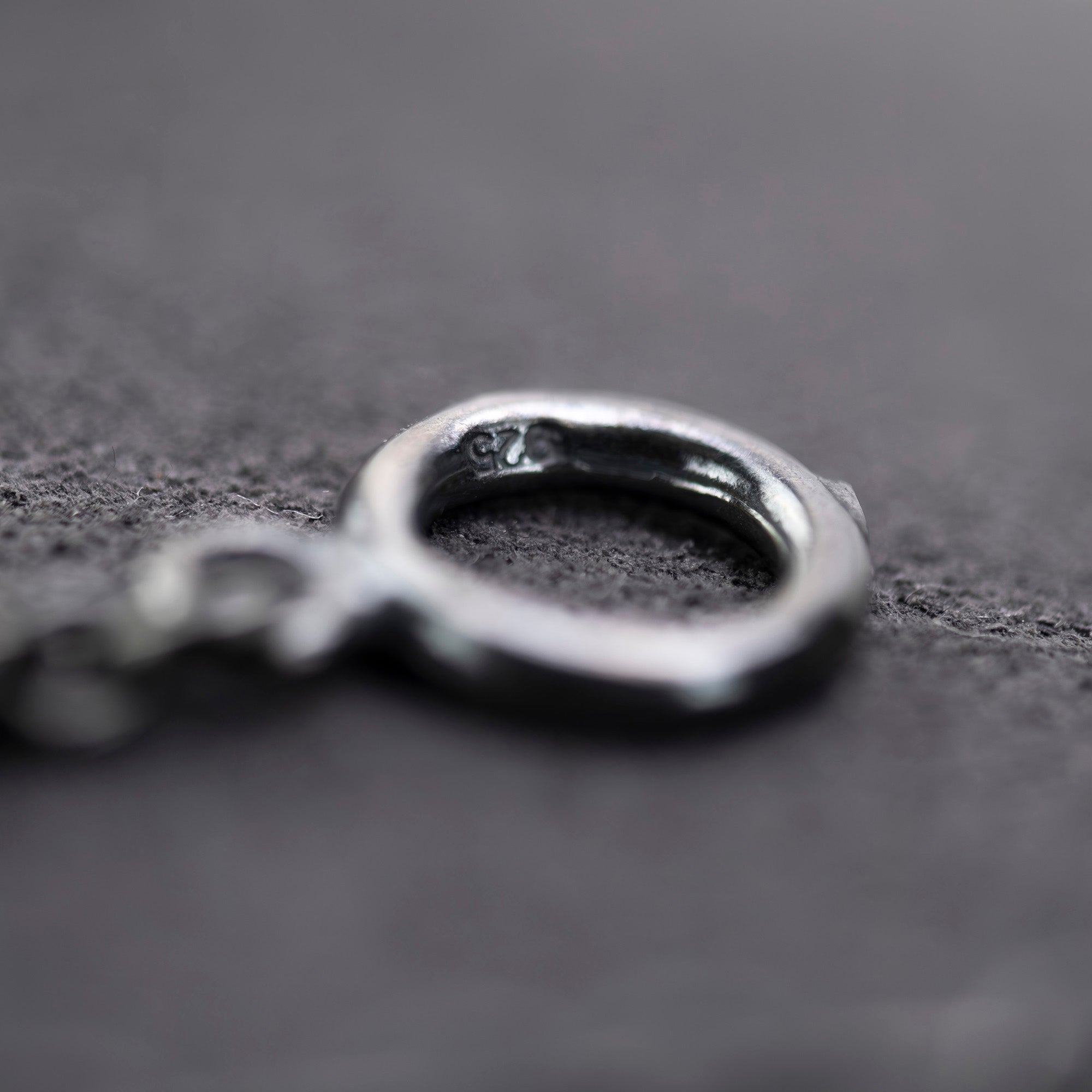 GEORG JENSEN Ear Pendant 1998 Sterling Silver x Lapis Lazuli Necklace