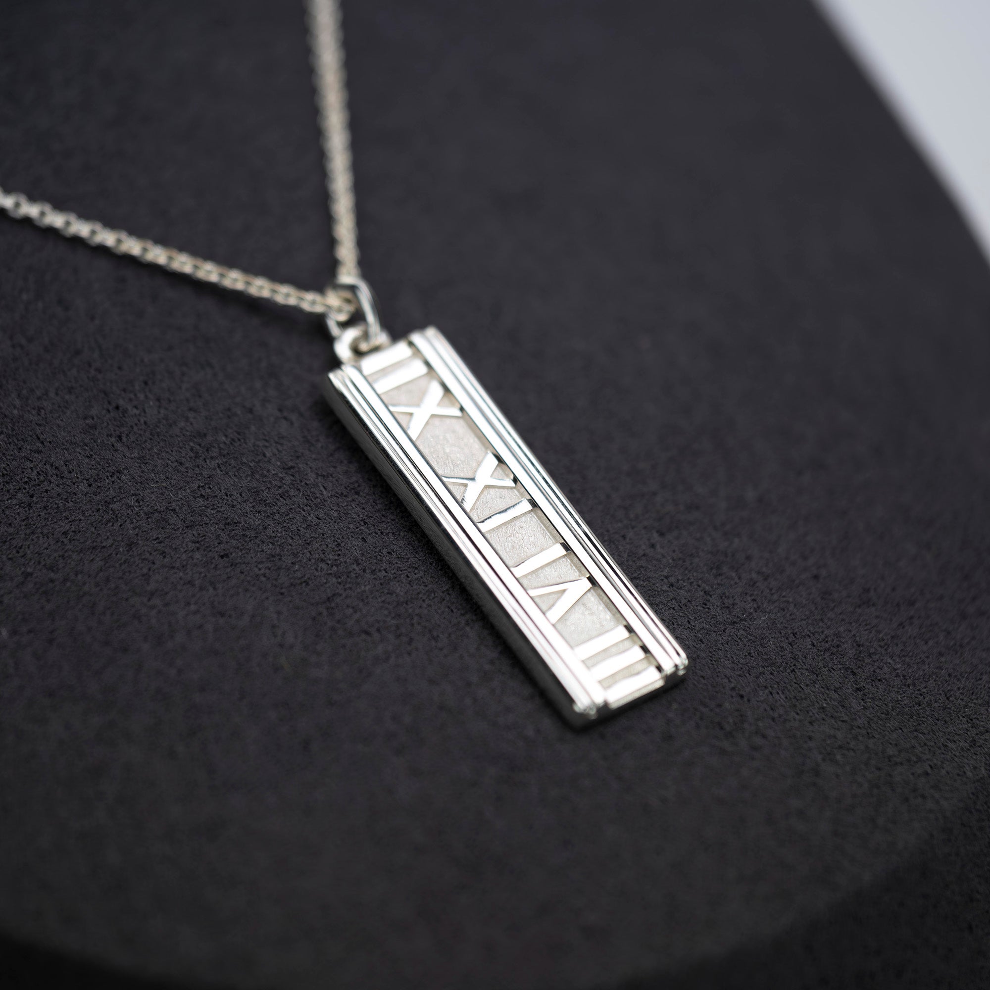 Tiffany & Co. Atlas Collection Necklace, Sterling Silver, Excellent Condition