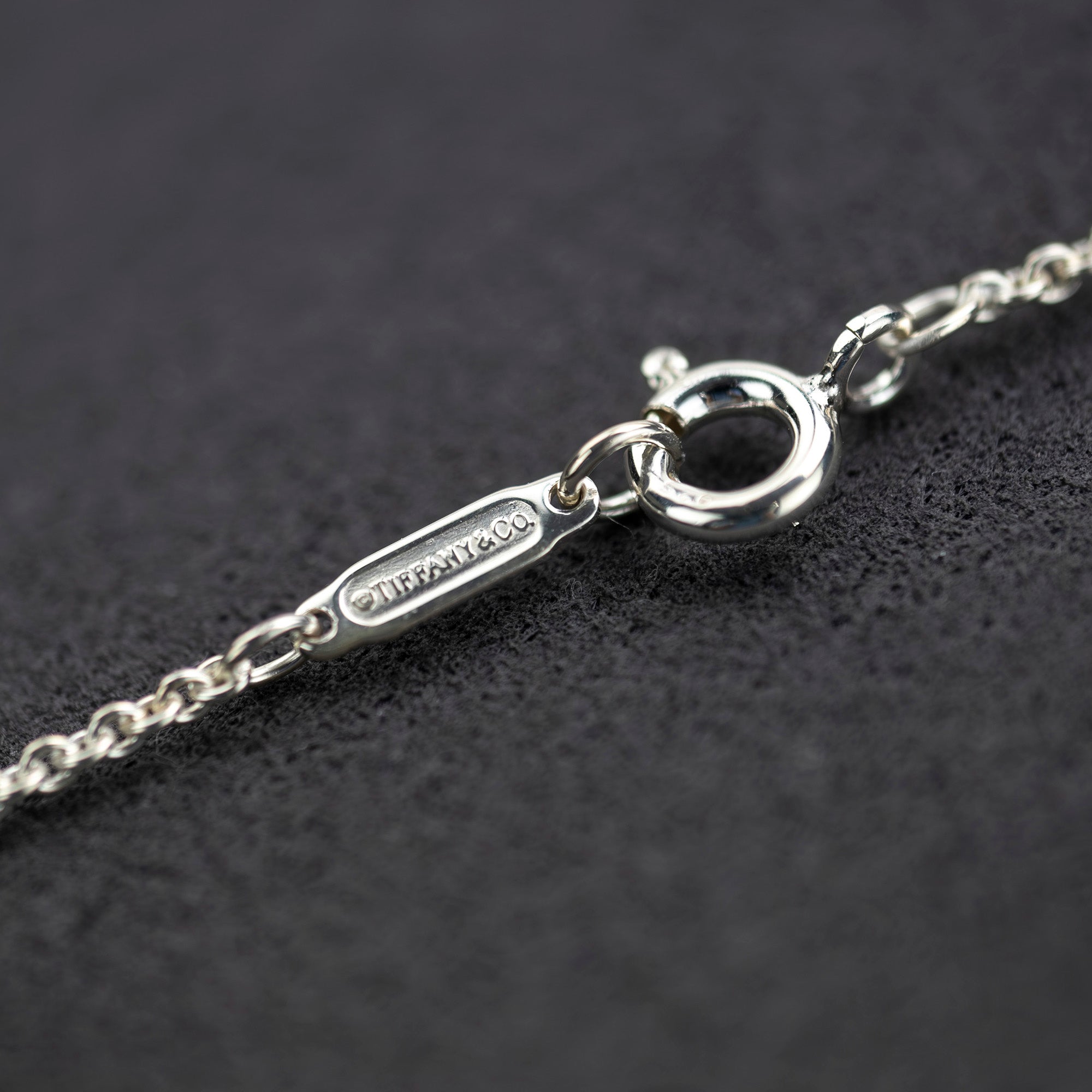 Tiffany & Co. Atlas Collection Necklace, Sterling Silver, Excellent Condition