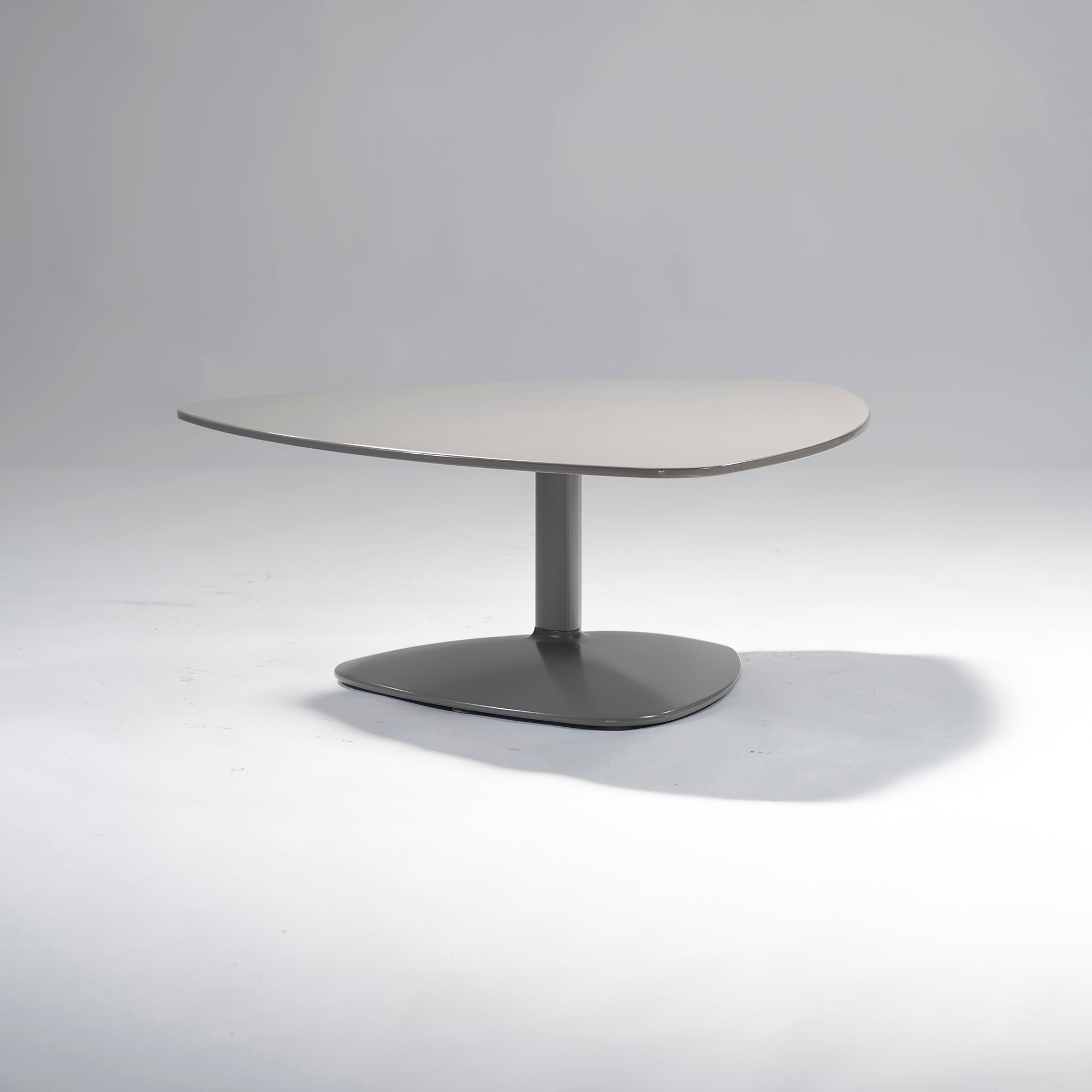 Calligaris Center Table, Connubia ISLAND Table, Matte Taupe, Italian Modern