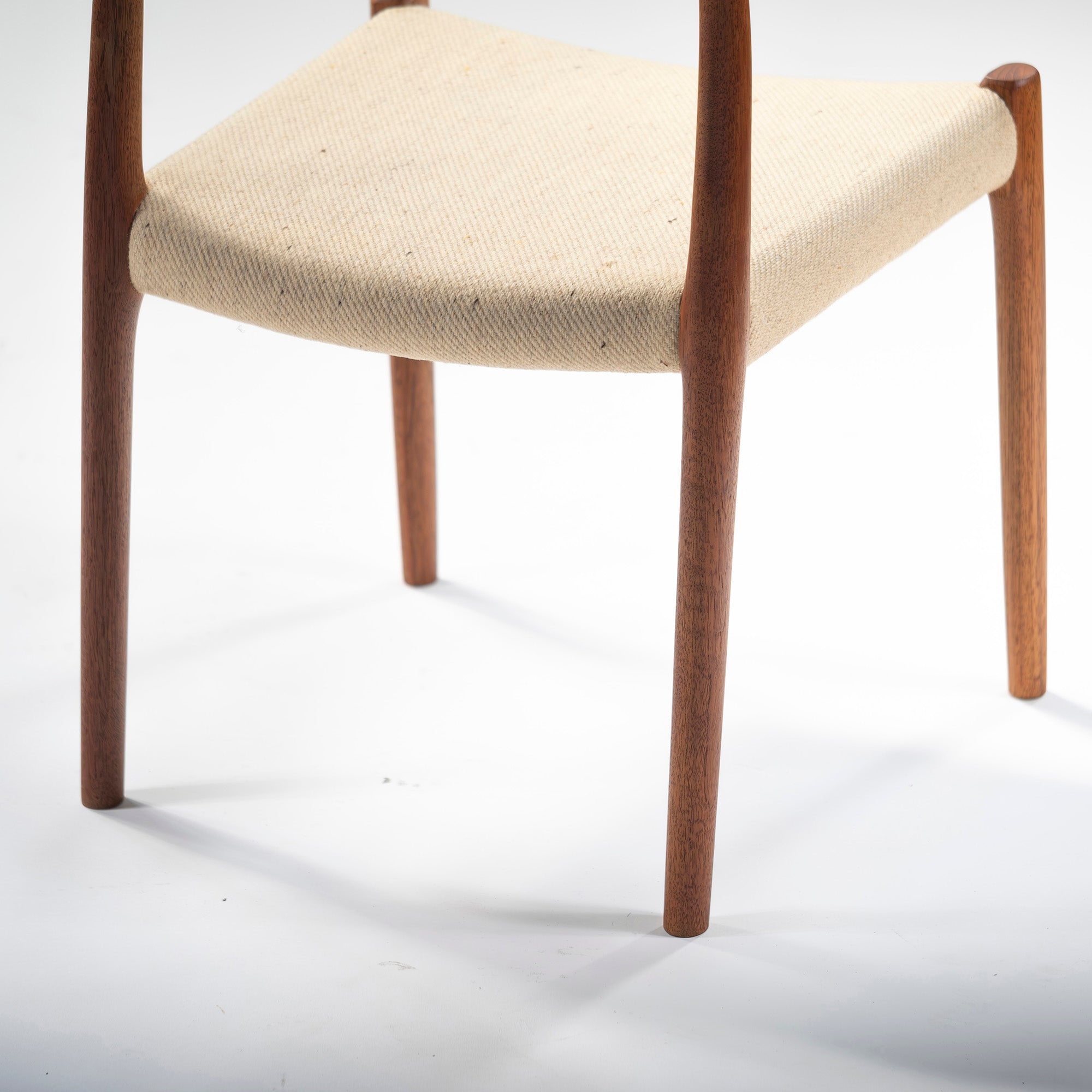 Dining chair JL Moller JLMOLLER model77 (1) Teak wood Nordic vintage Made in Denmark Niels O Moller