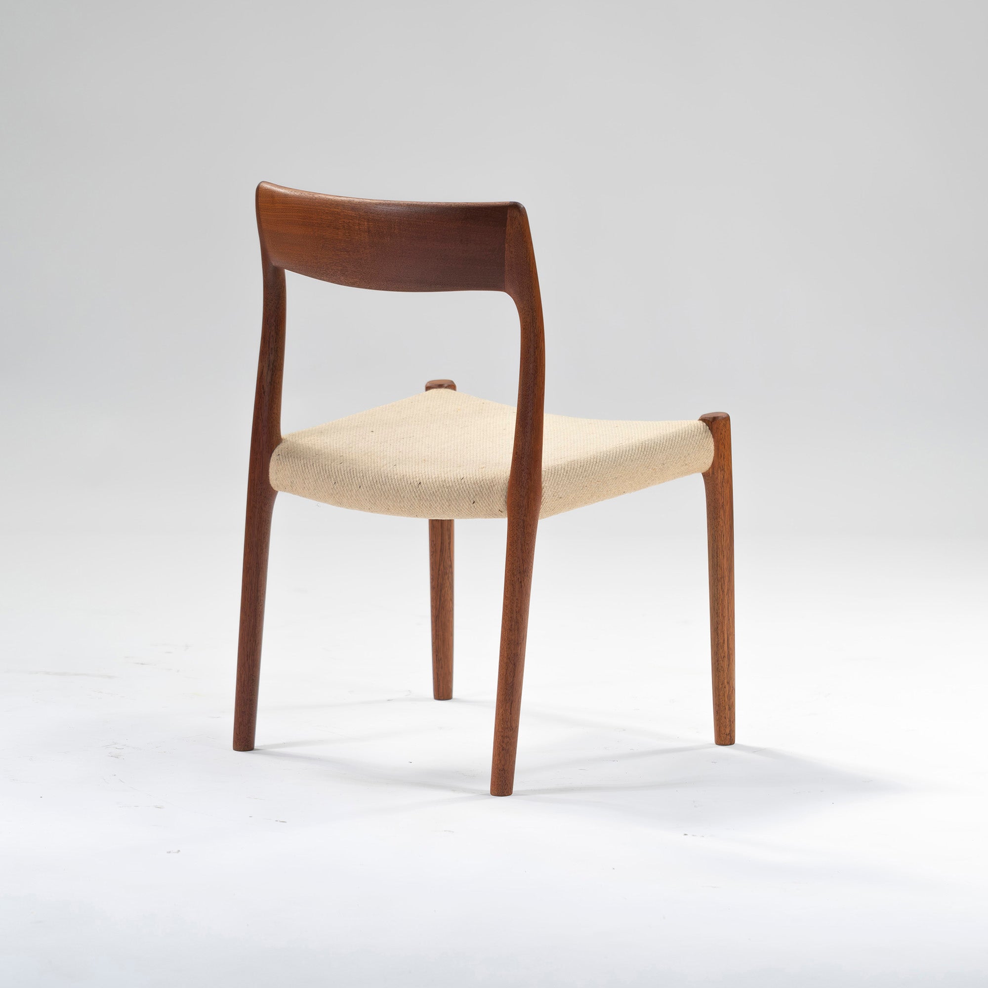 Dining chair JL Moller JLMOLLER model77 (1) Teak wood Nordic vintage Made in Denmark Niels O Moller