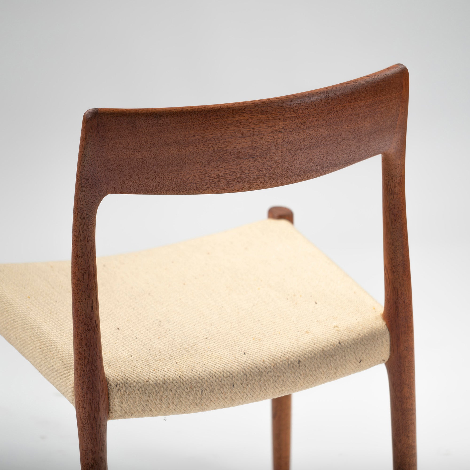 Dining chair JL Moller JLMOLLER model77 (1) Teak wood Nordic vintage Made in Denmark Niels O Moller
